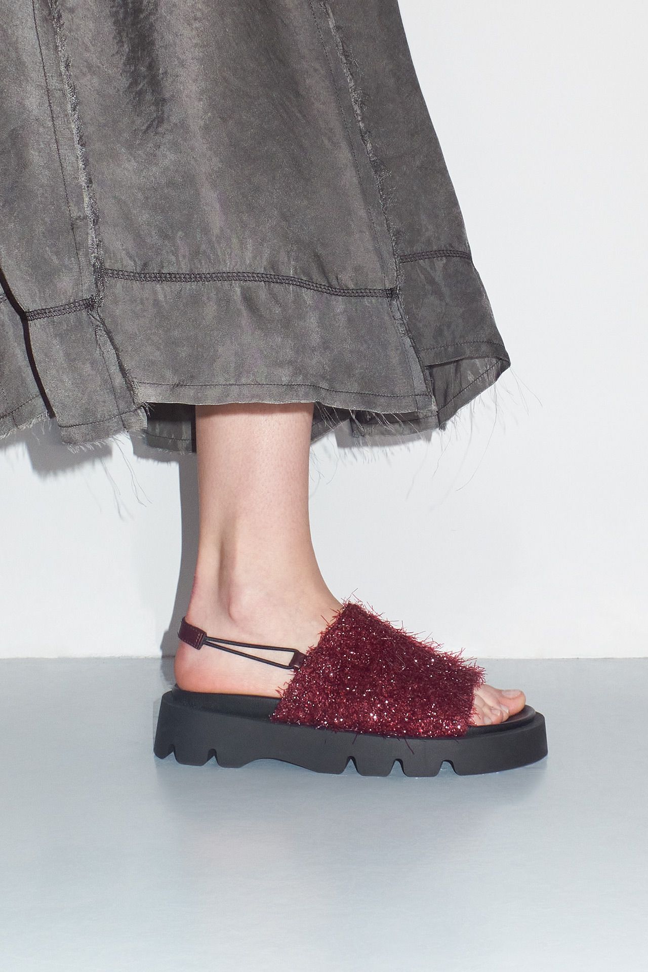 Noreen Burgundy Sandals Miista