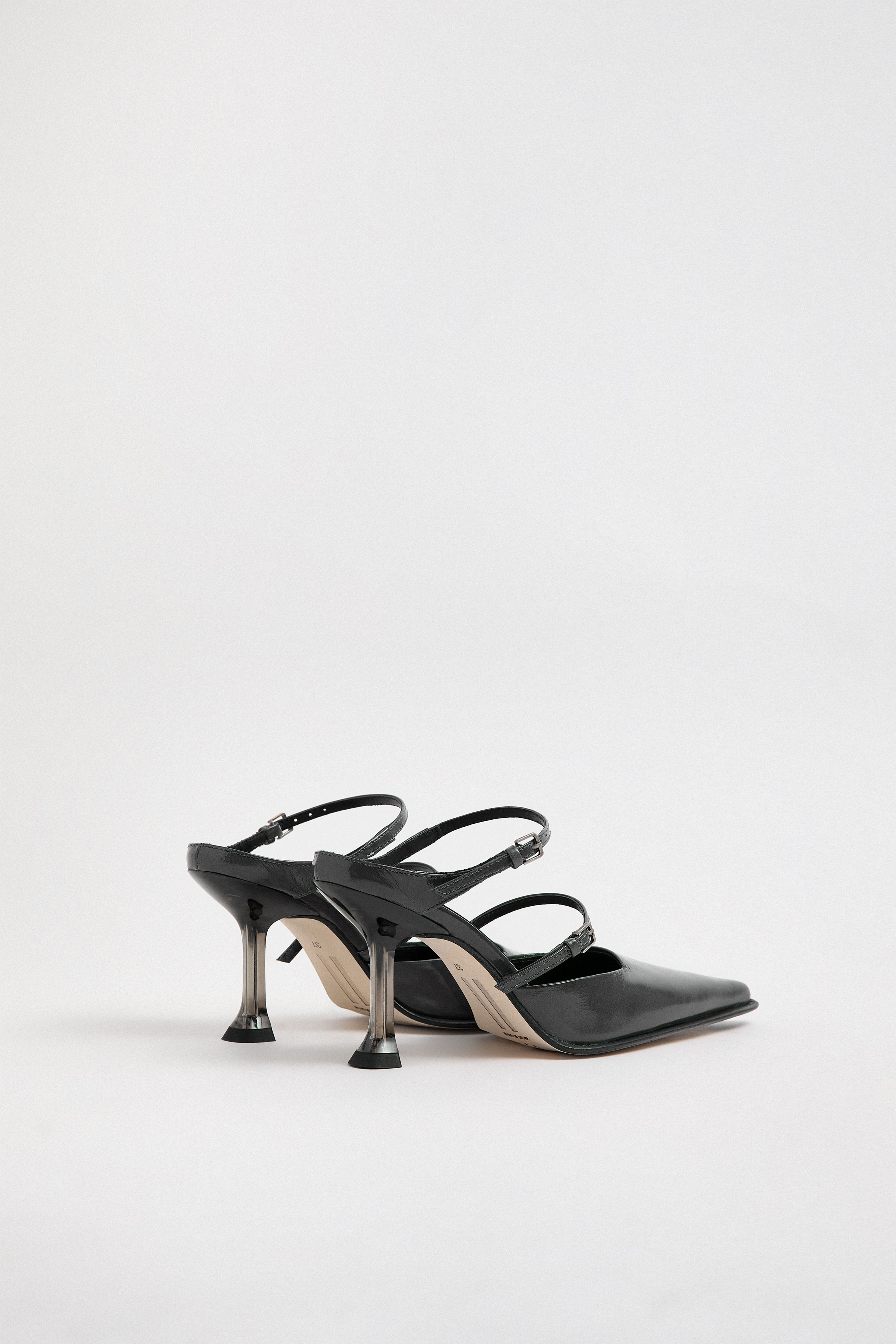 Shari Grey Straps Mules | Miista | Designed & Handmade in Europe