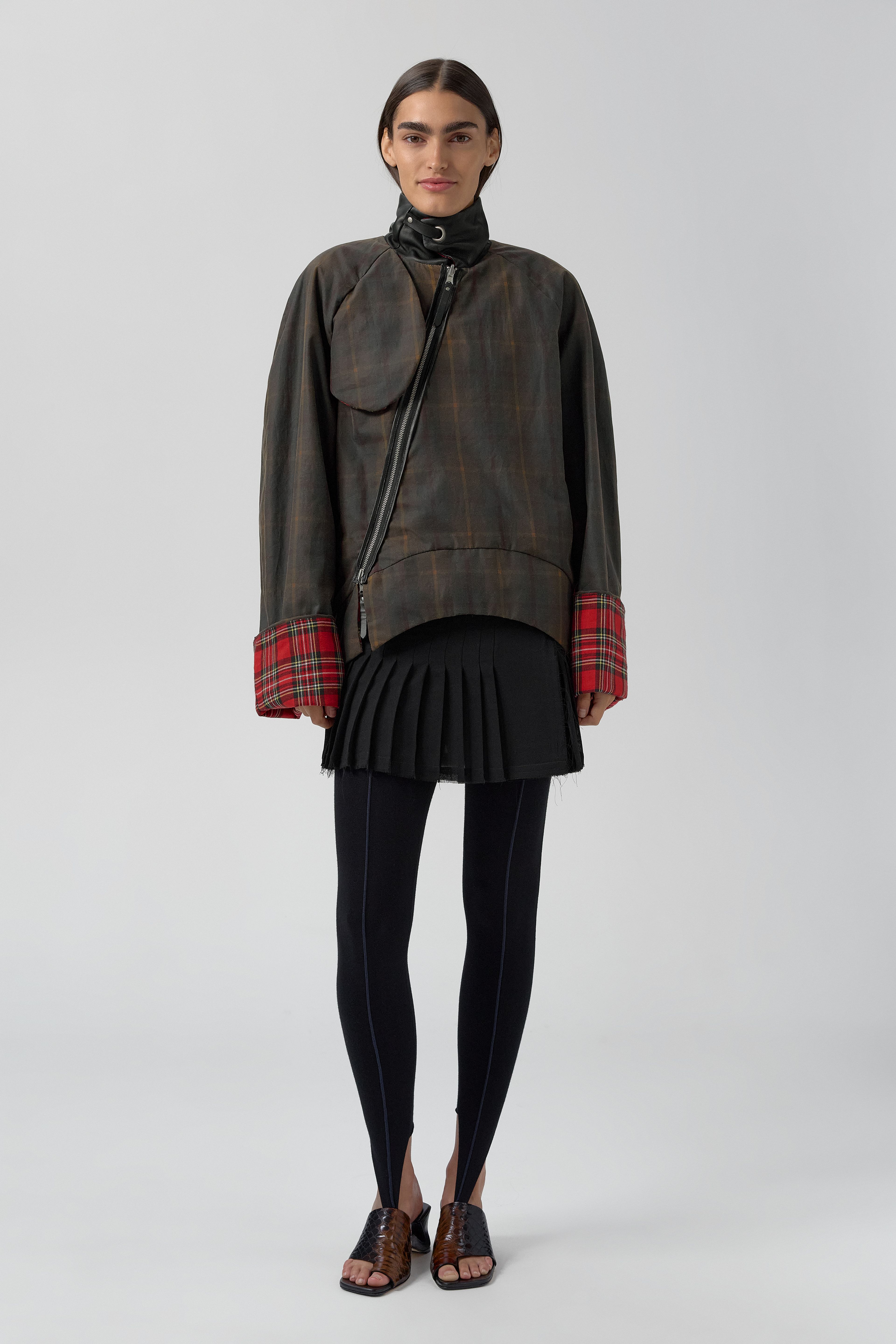 Ofelia Jacket - Brown Cotton | Miista | Designed & Handmade in Europe