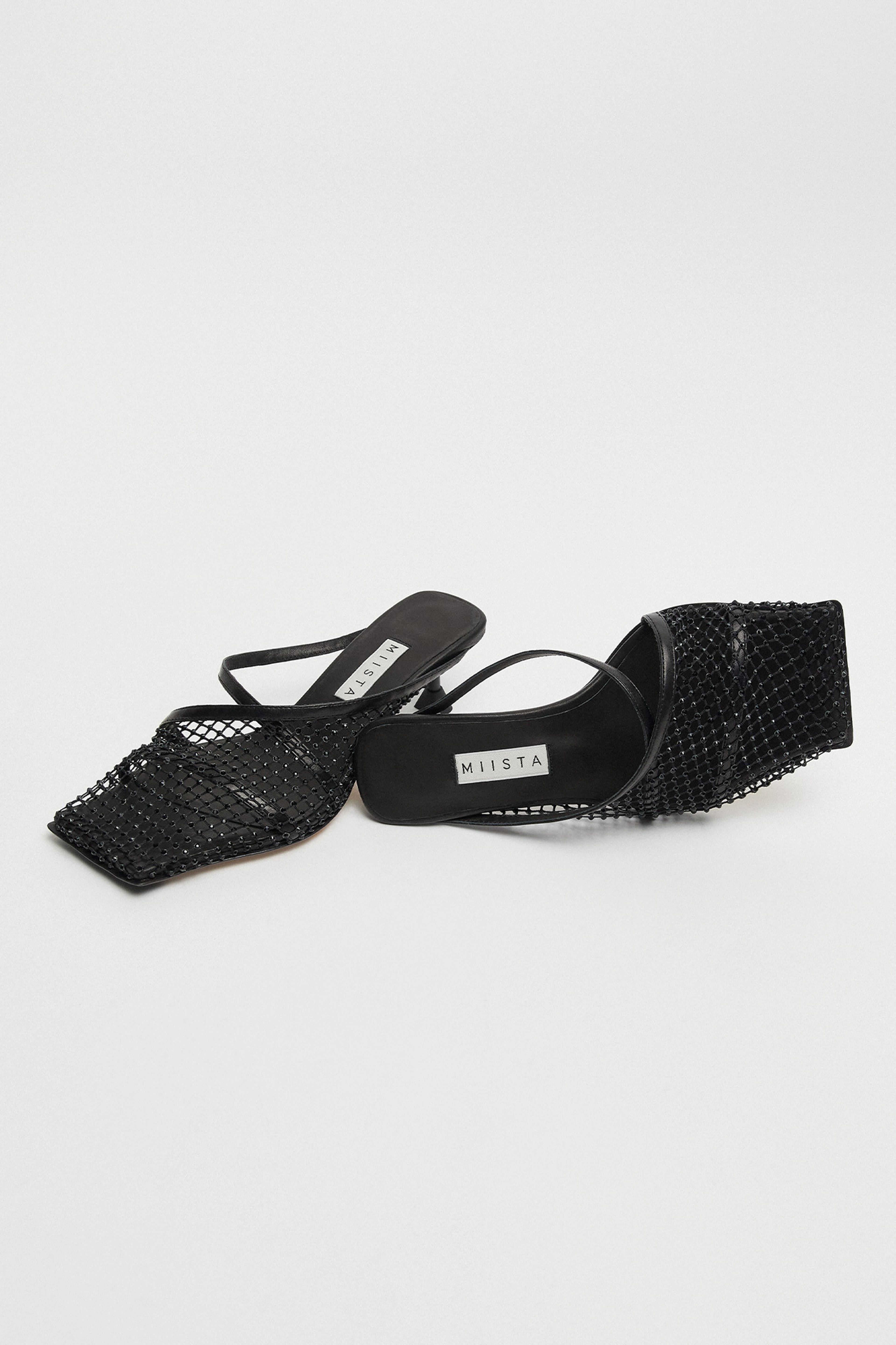 Neri Black Mules | Miista Europe | Made in Spain