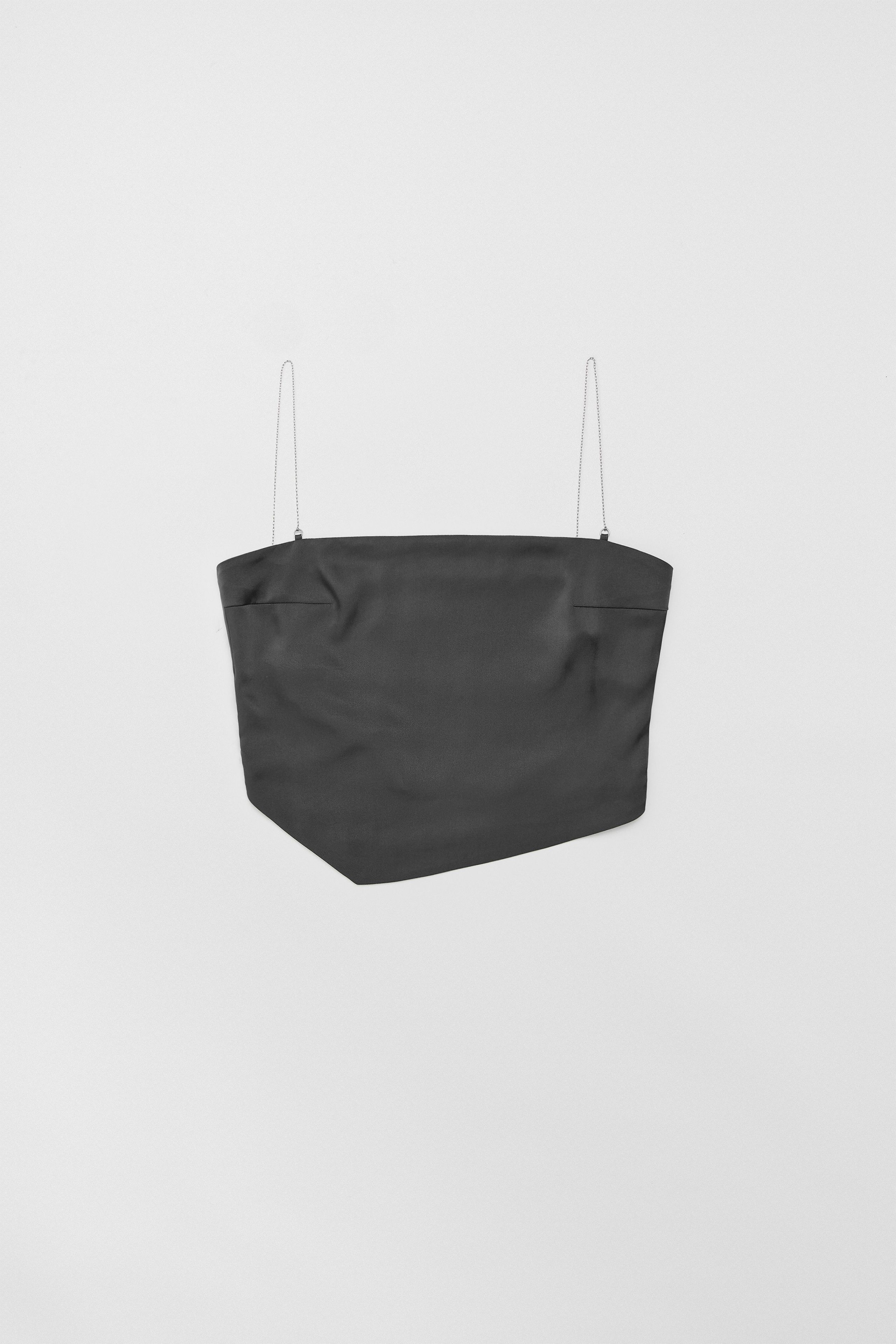 Sophie Steel Grey Asymmetrical Strap Top | Miista | Designed & Handmade in Europe