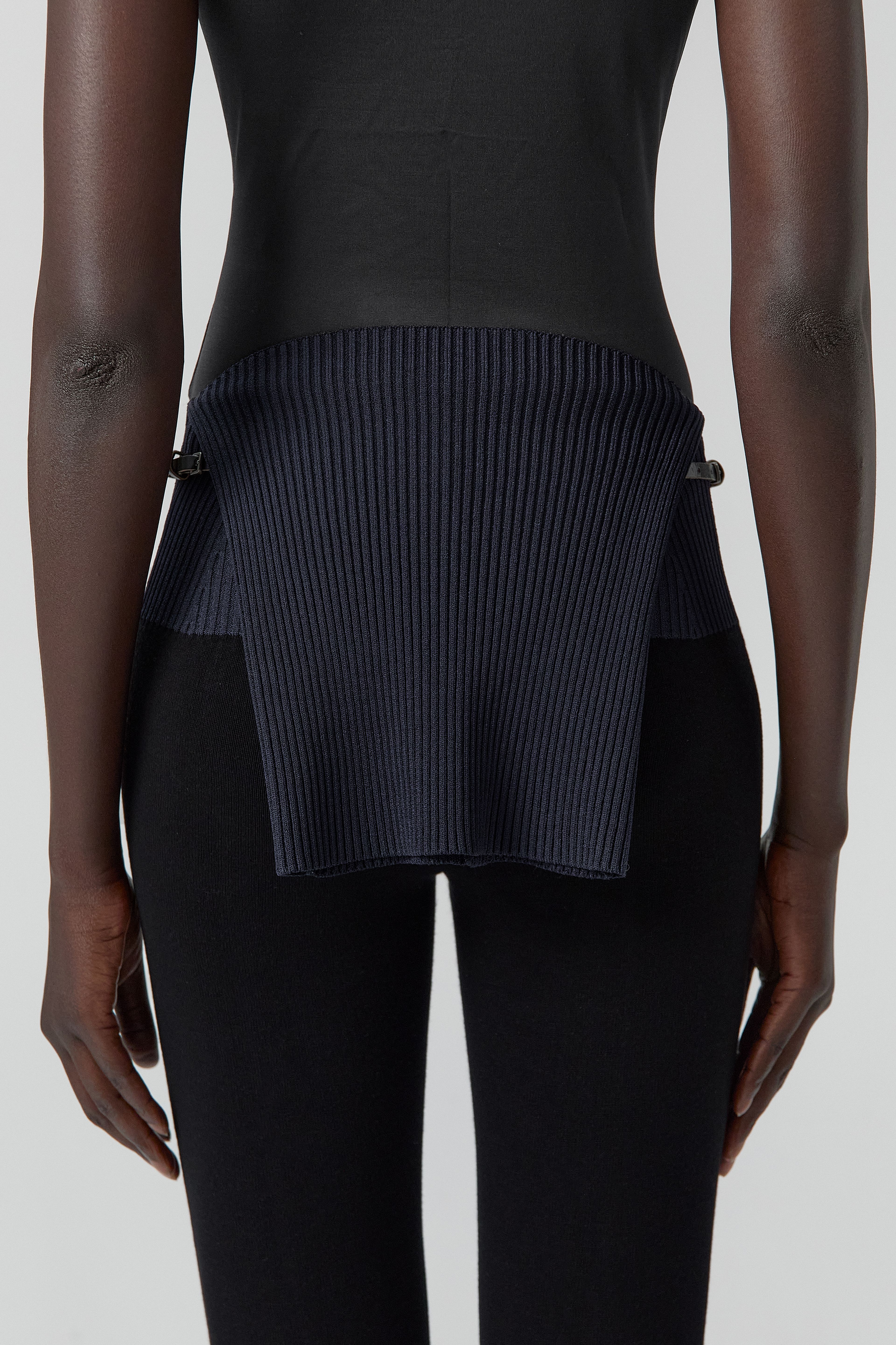 Bridget Trousers - Black Viscose Knit | Miista | Designed & Handmade in Europe