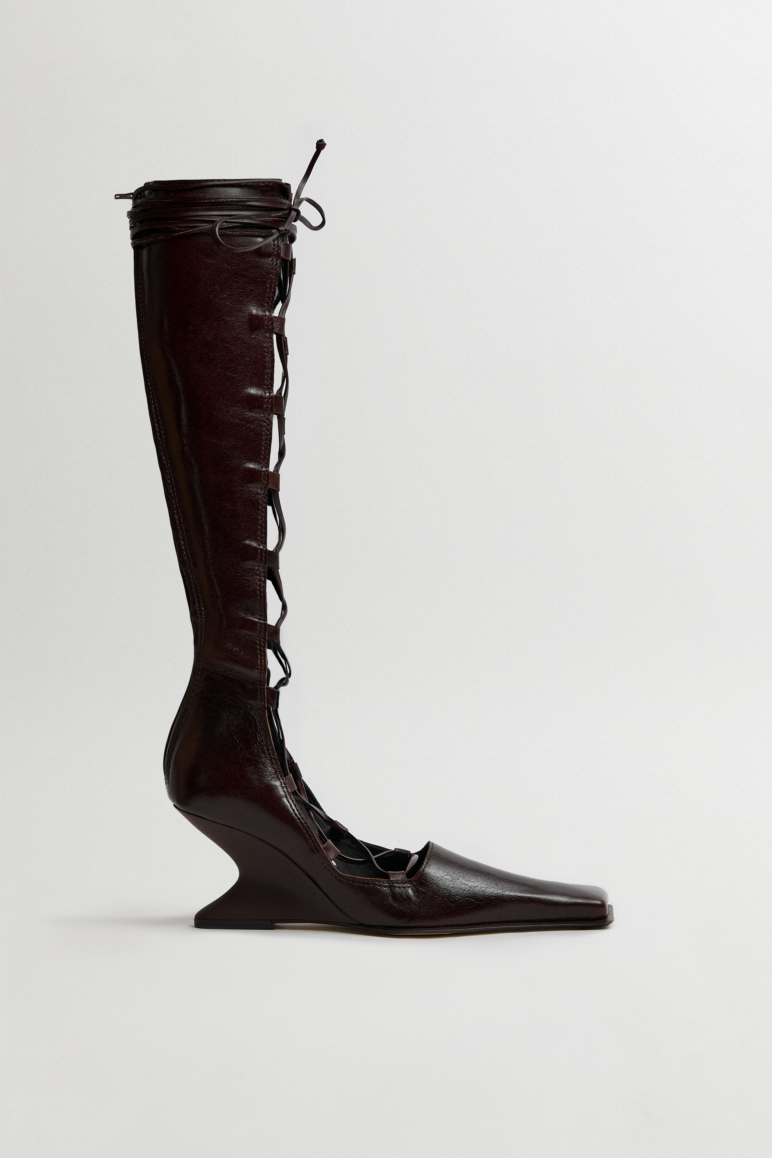Lena Boots - Brown Leather | Miista