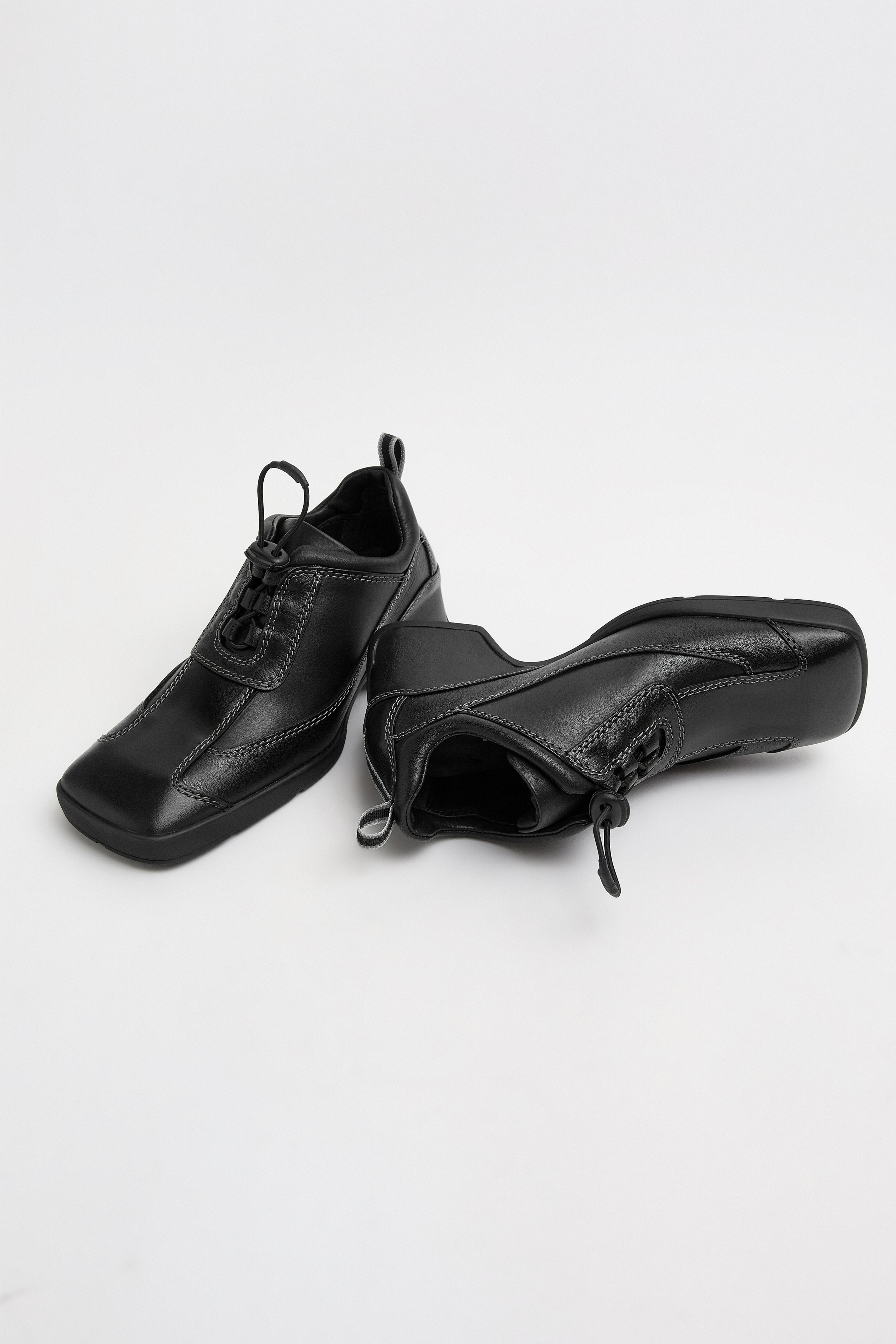 Shila Sneakers - Black Leather | Miista | Designed & Handmade in Europe