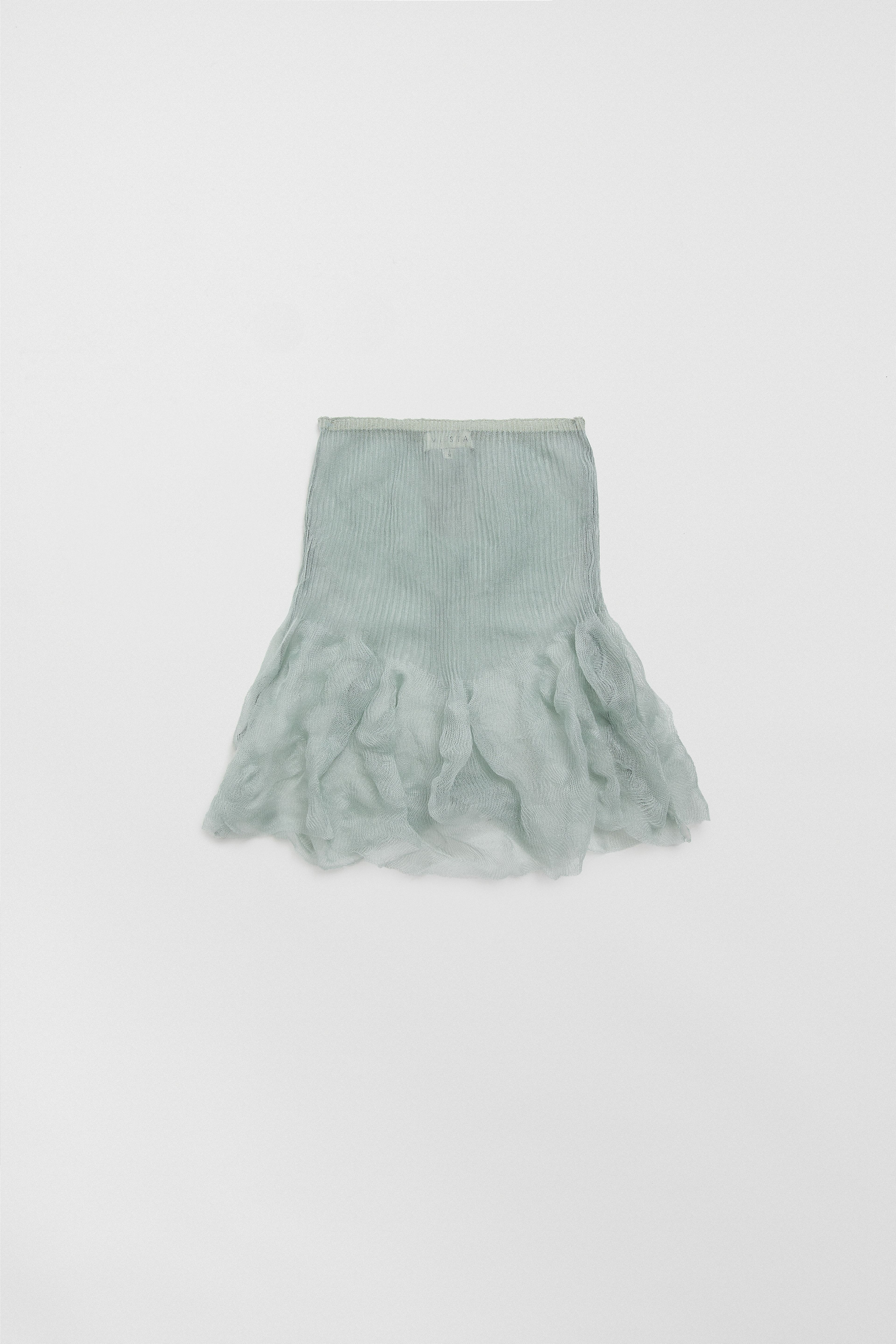 Felisa Aquamarine Knitted Top | Miista | Designed & Handmade in Europe