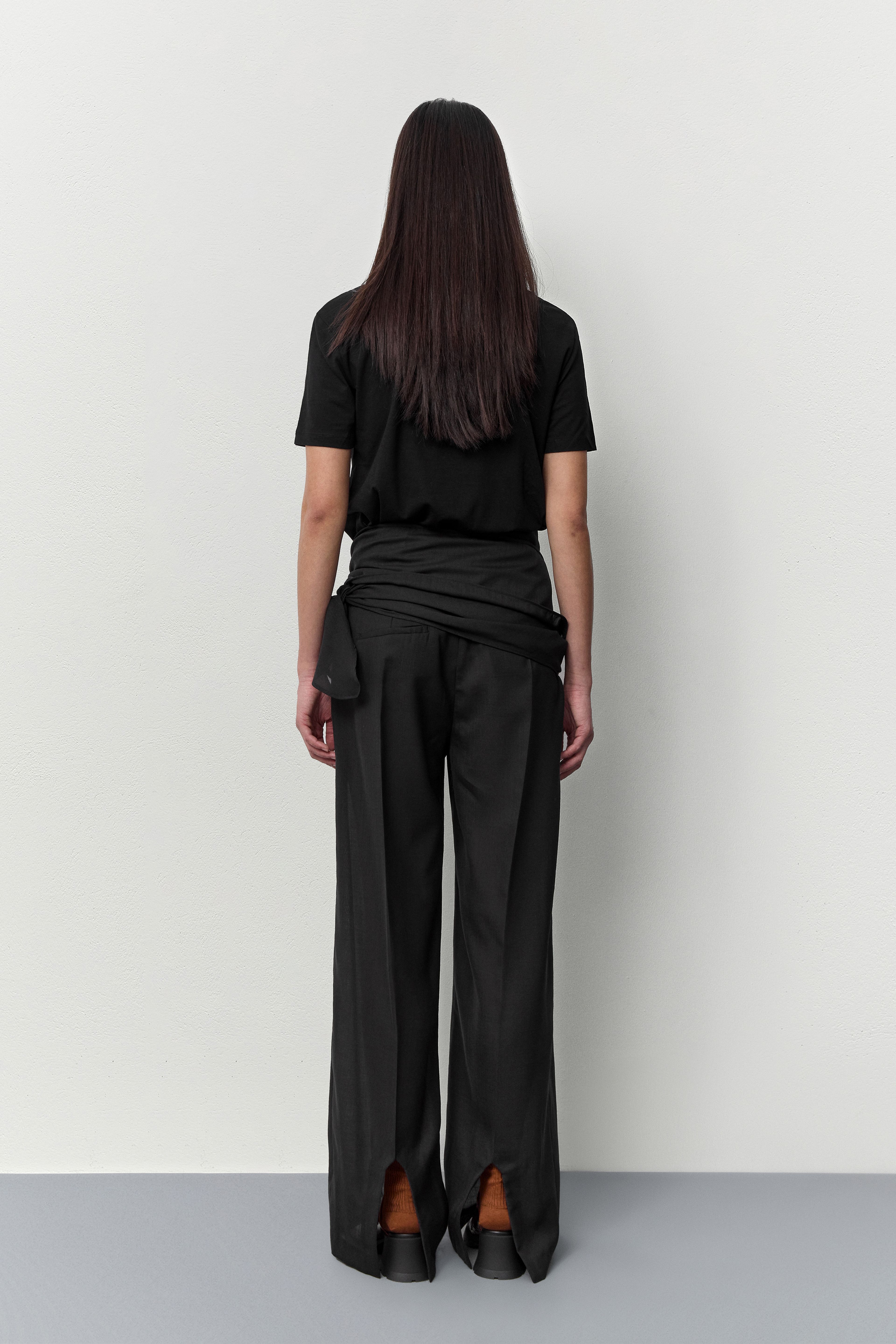 Odile Black Trousers | Miista | Designed & Handmade in Europe