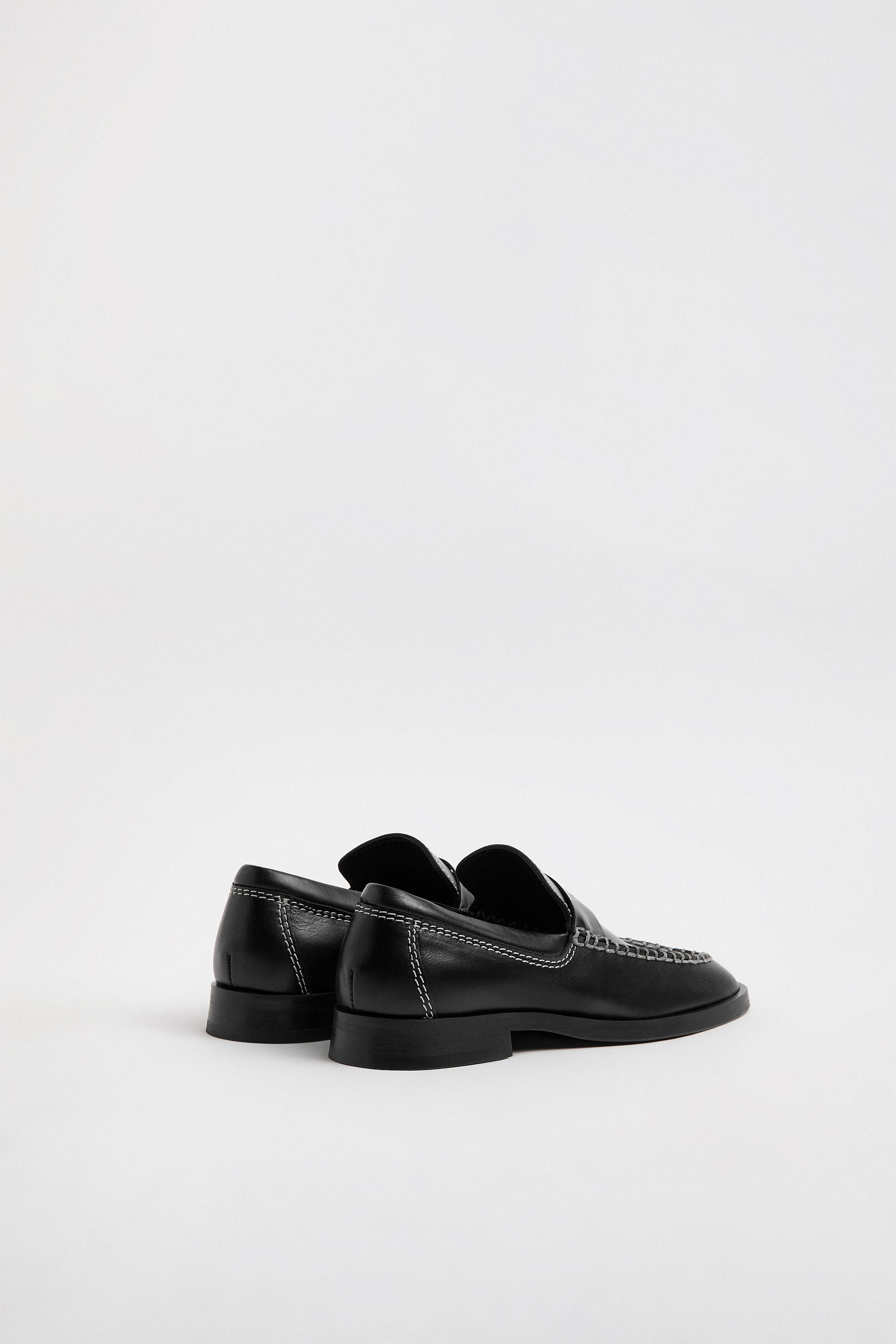 Lucan Black Penny Loafers | Miista | Designed & Handmade in Europe