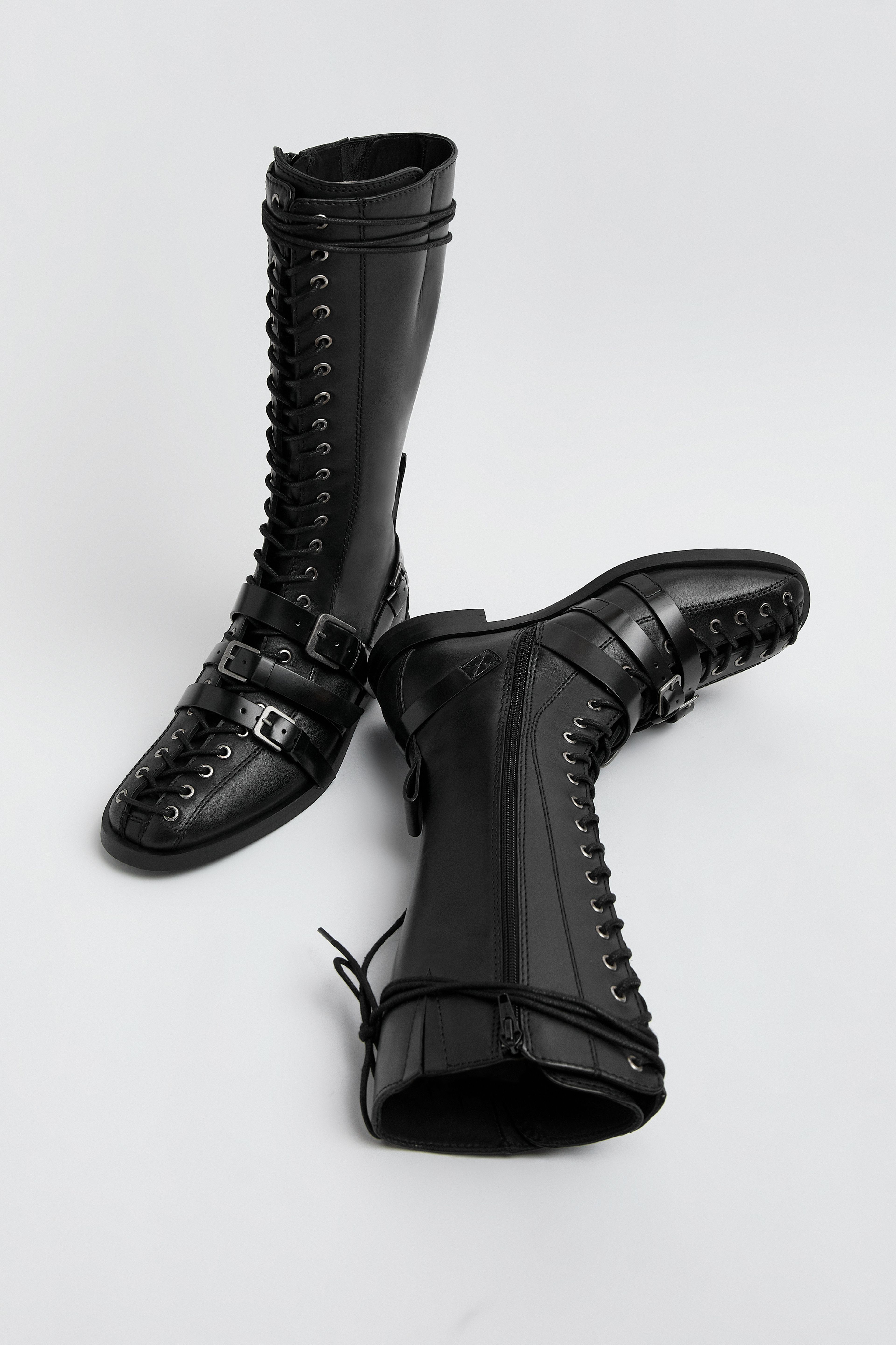 Theresia Boots - Black Leather | Miista | Designed & Handmade in Europe