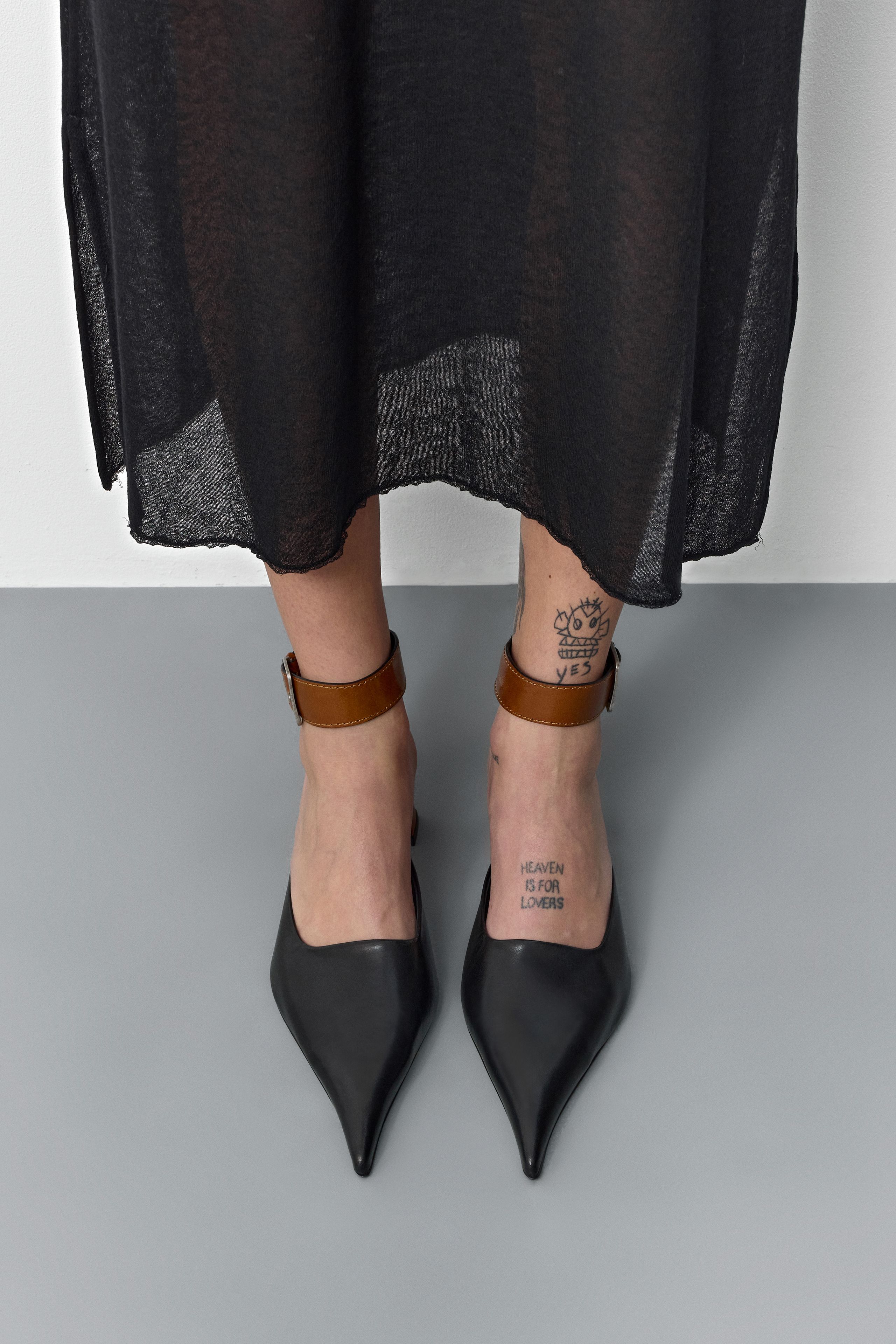 Qori Black Tan Ankle Strap Sandals | Miista | Designed & Handmade in Europe