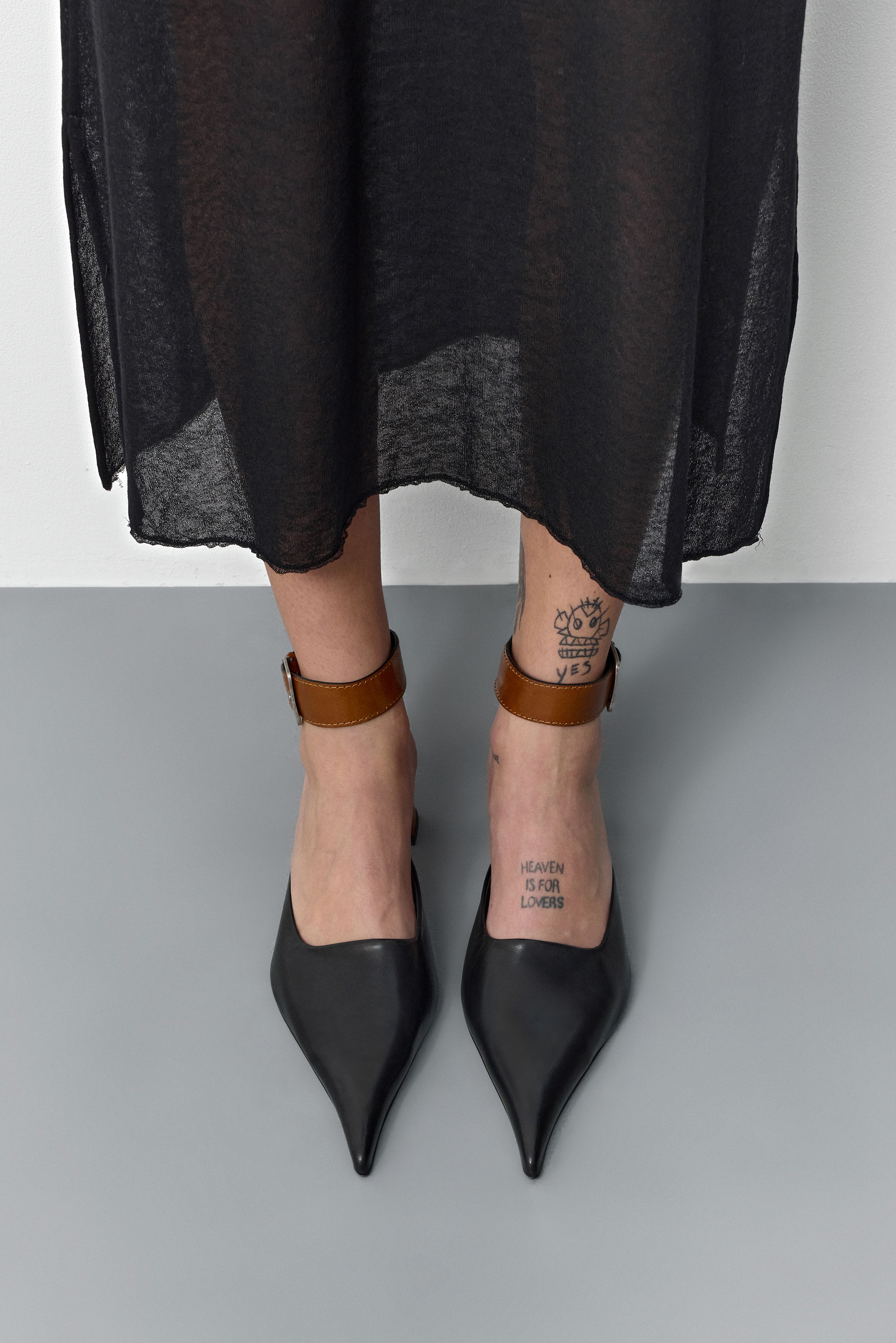 Qori Black Tan Ankle Strap Sandals | Miista | Designed & Handmade in Europe