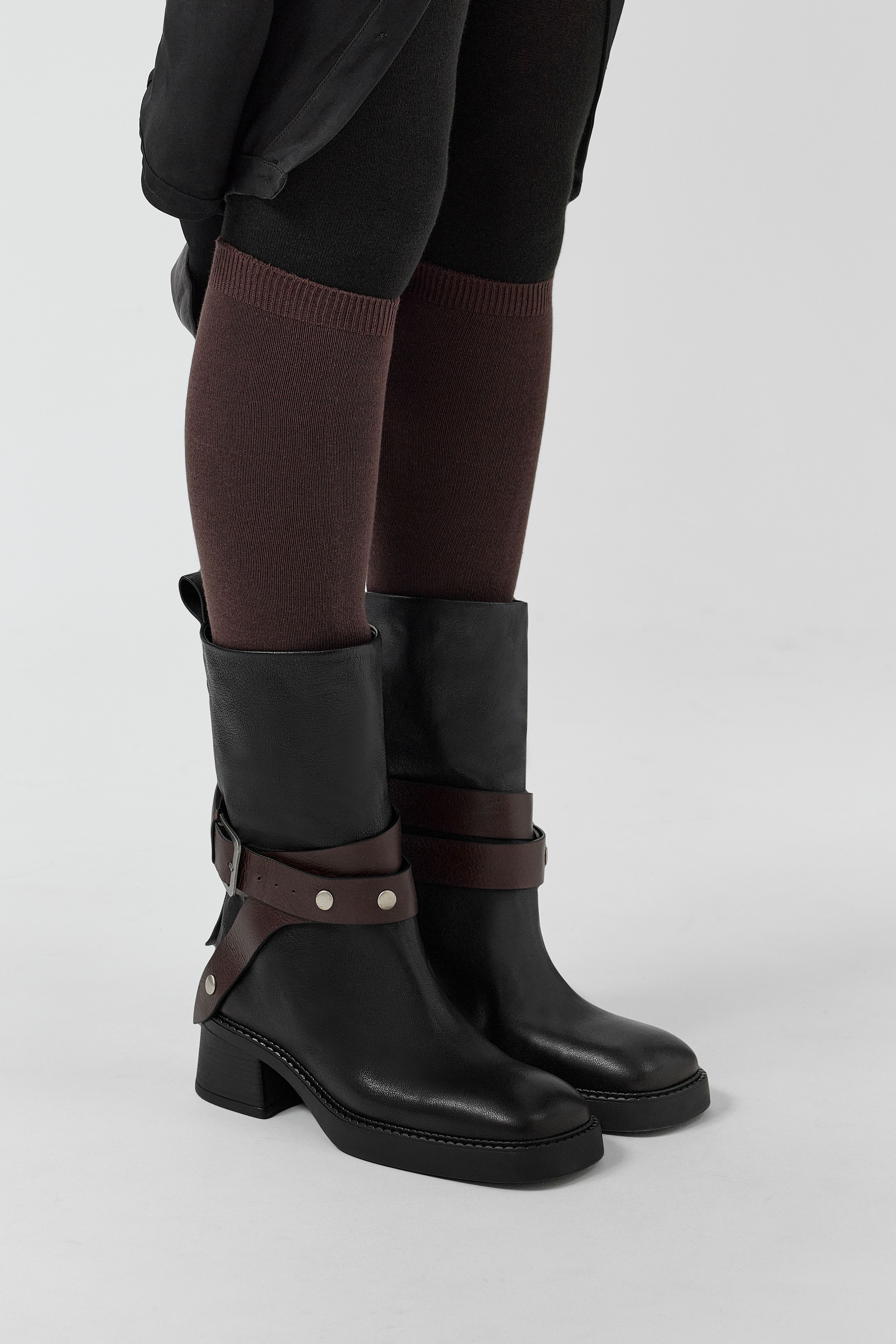 Janina Boots - Black Leather | Miista | Designed & Handmade in Europe