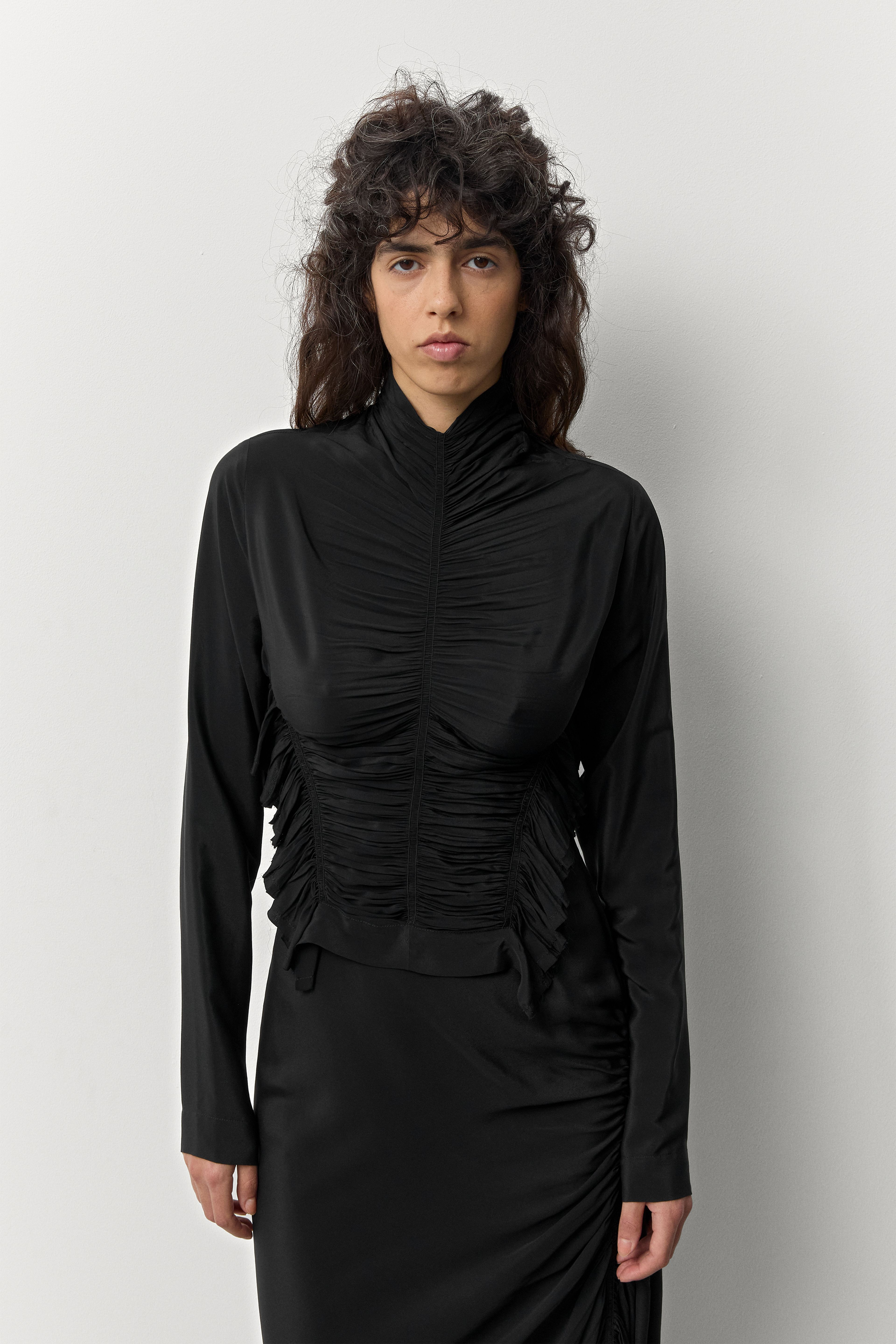 Silva Black Top | Miista | Designed & Handmade in Europe