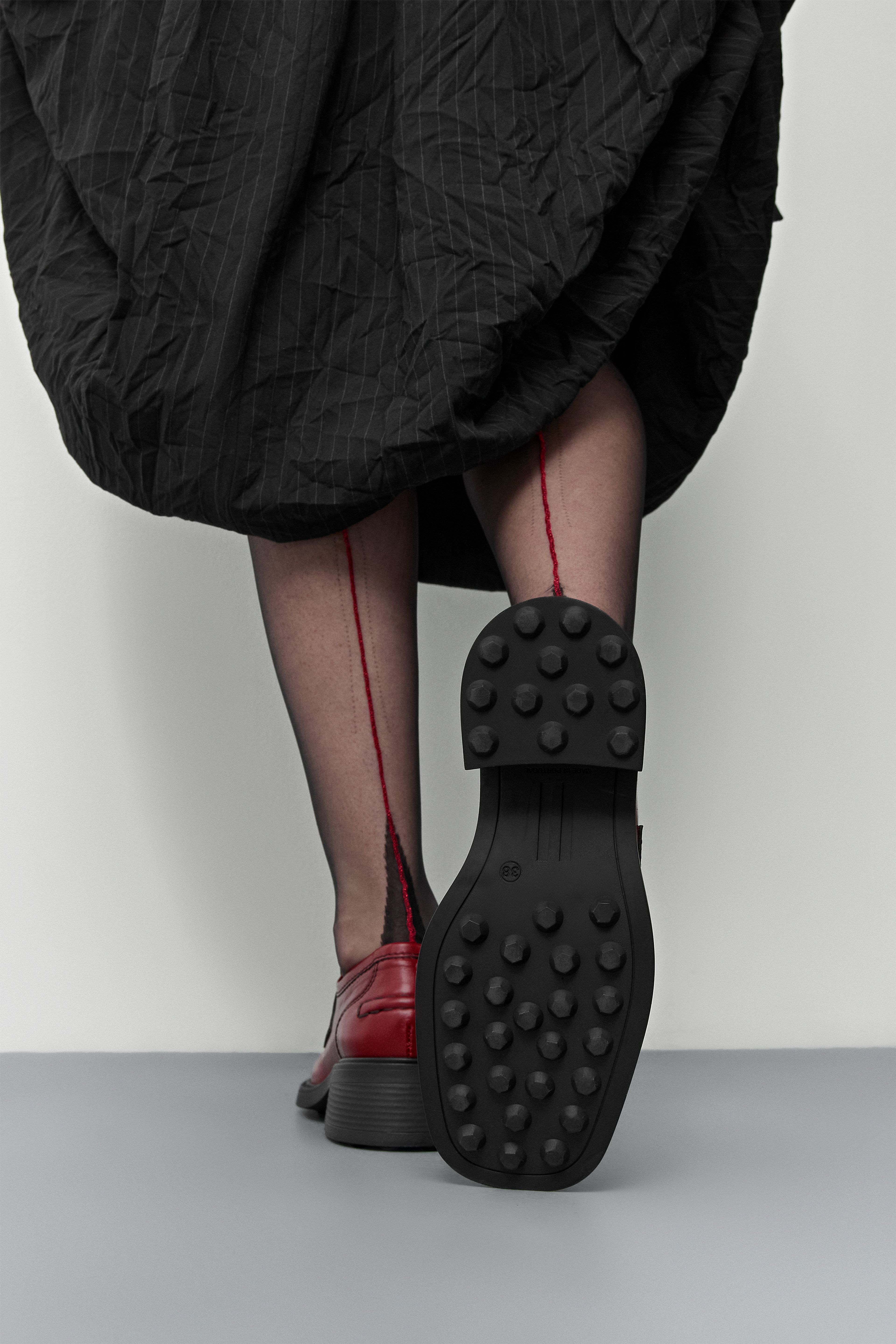 Amelia Red Penny Loafers | Miista | Designed & Handmade in Europe