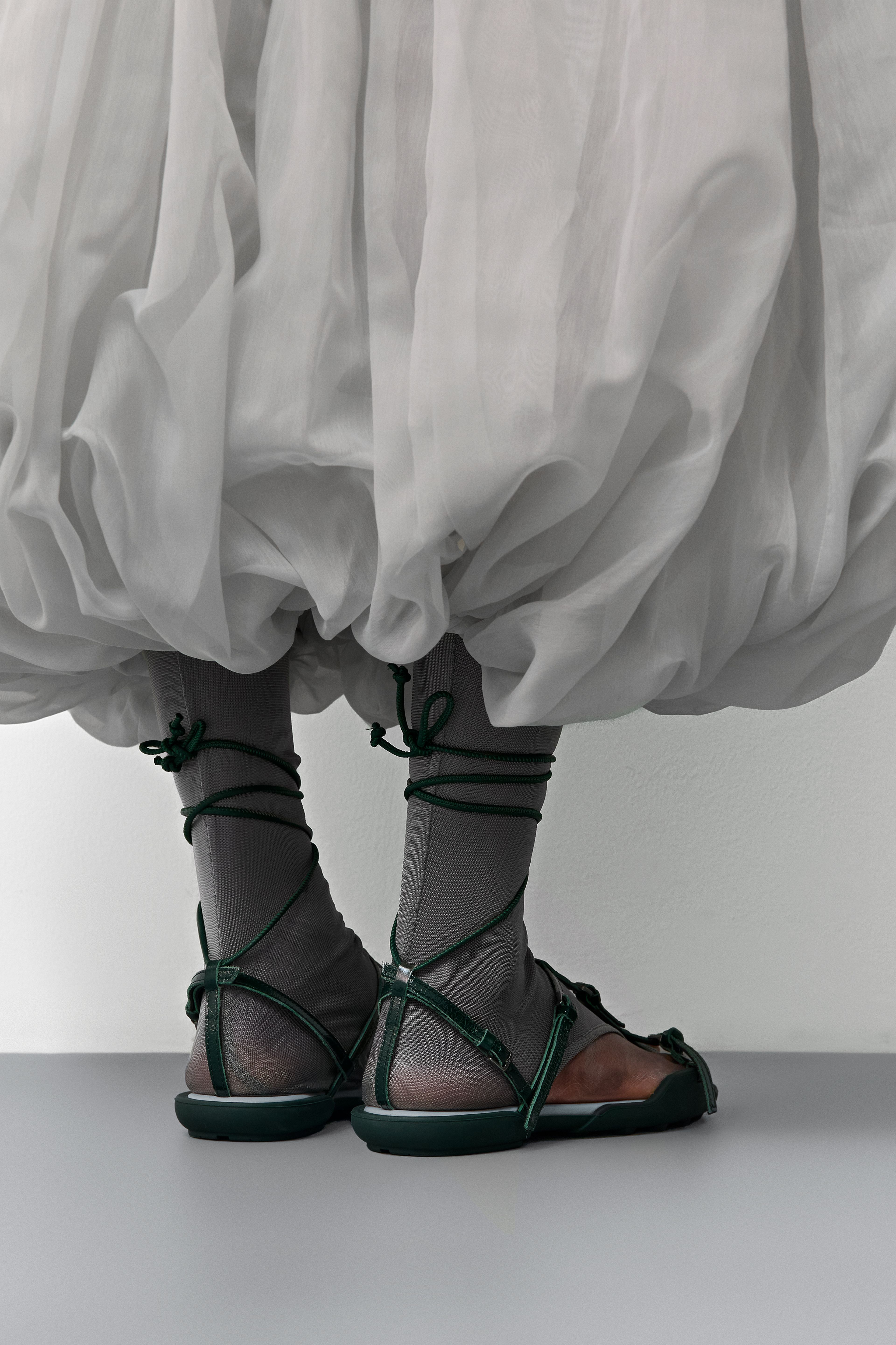 Raeny Mint Lace Up Sandals | Miista | Designed & Handmade in Europe