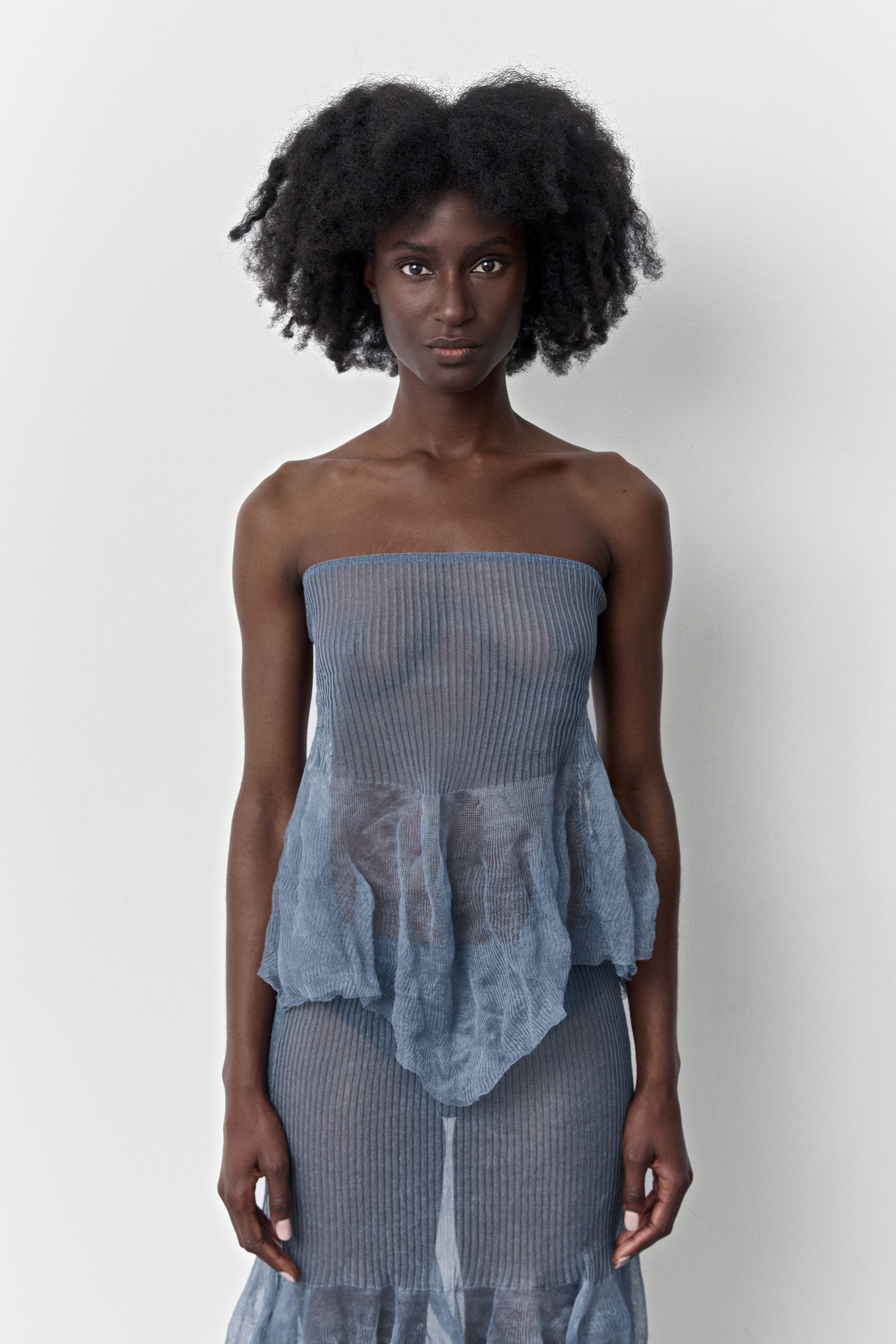 Felisa Teal Knit Top  | Miista | Designed & Handmade in Europe