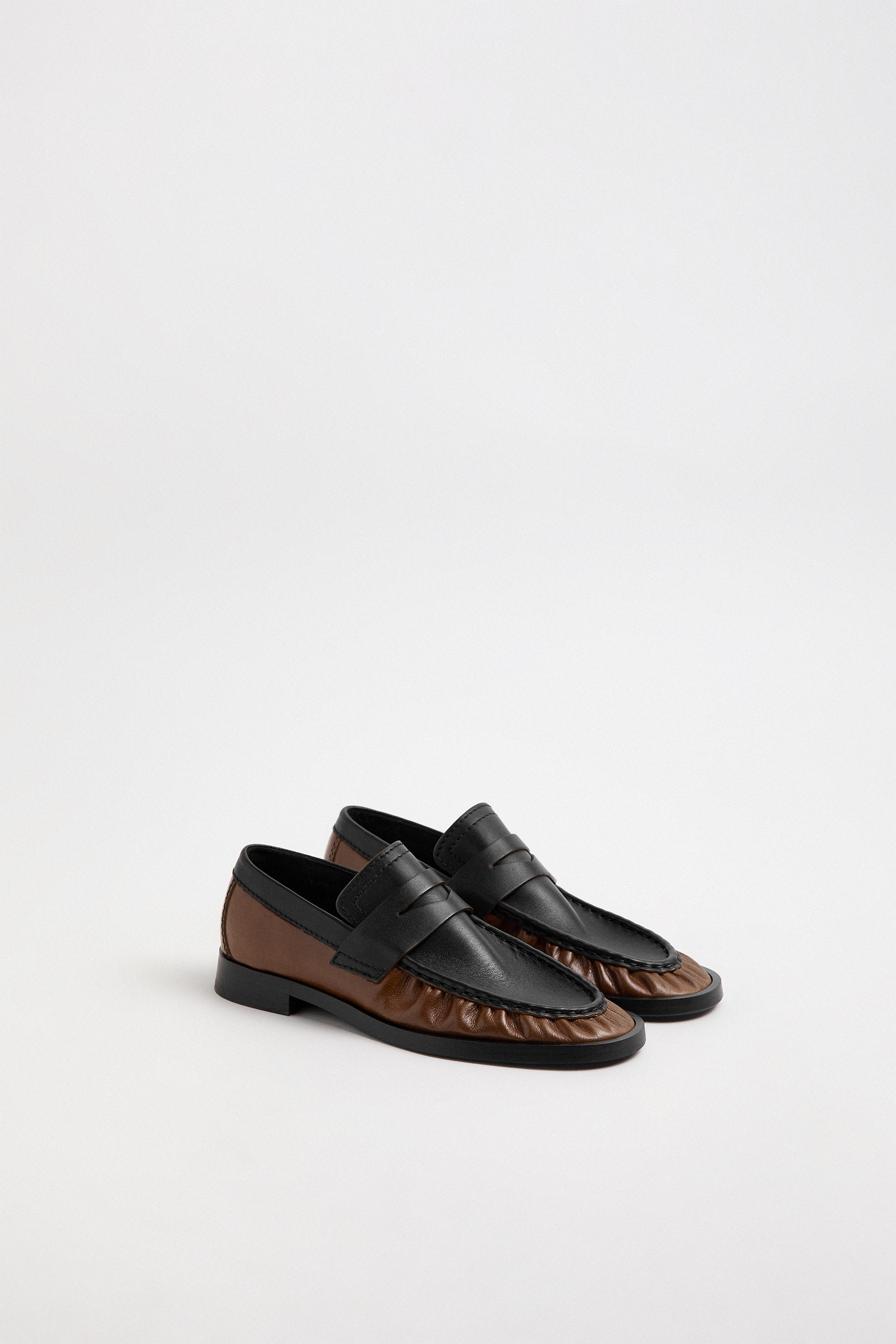 Tan and Black Loafers Not Literally Loafer | Black Tan Houndstooth – Rachel main image 2