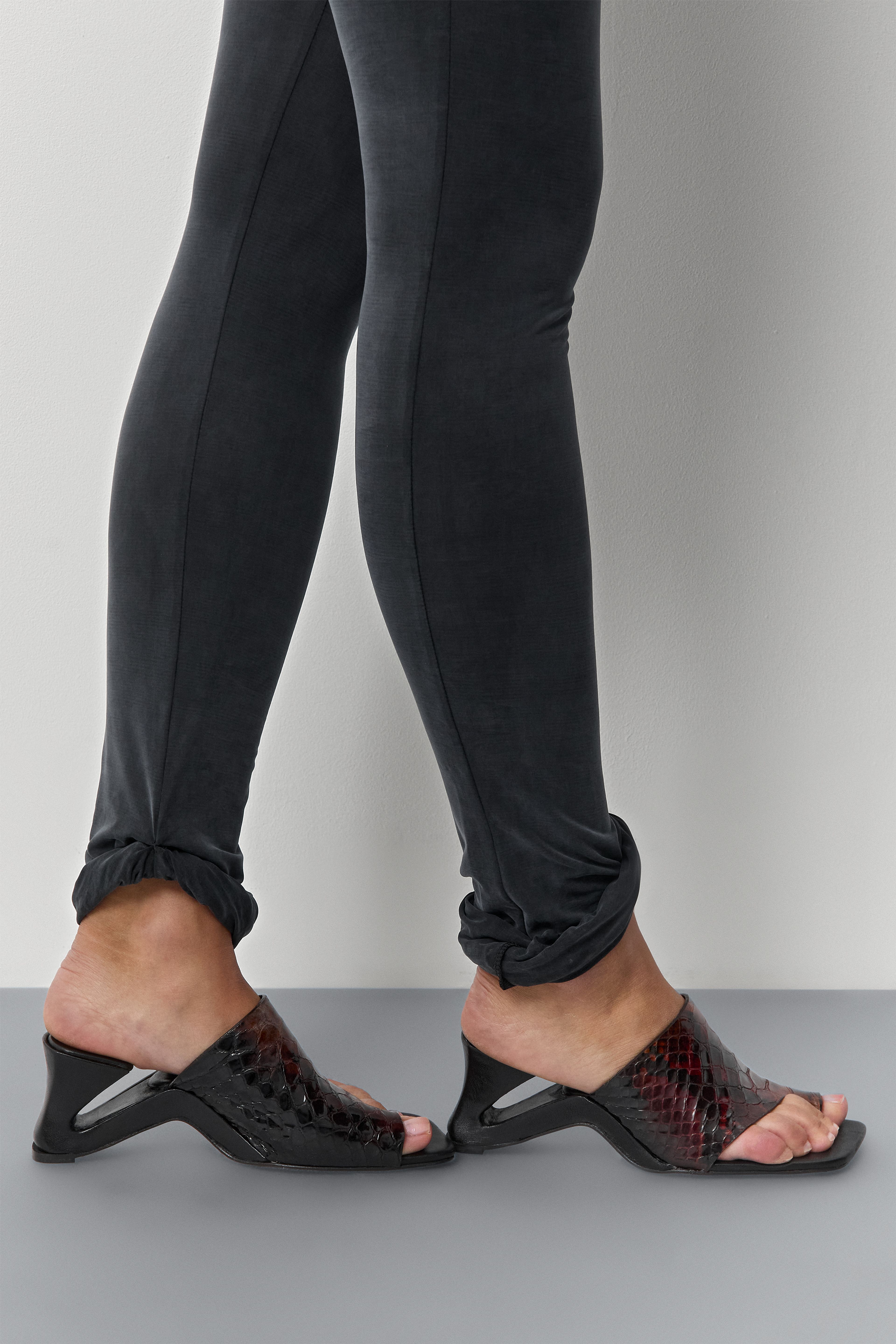 Arwen Black Cupro Trouser | Miista | Designed & Handmade in Europe