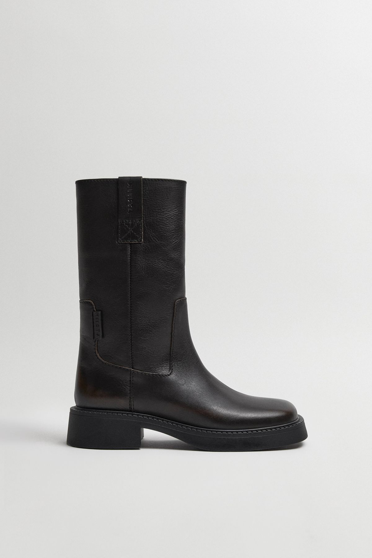 Aron Boots - Brown Brush Off Textured Leather