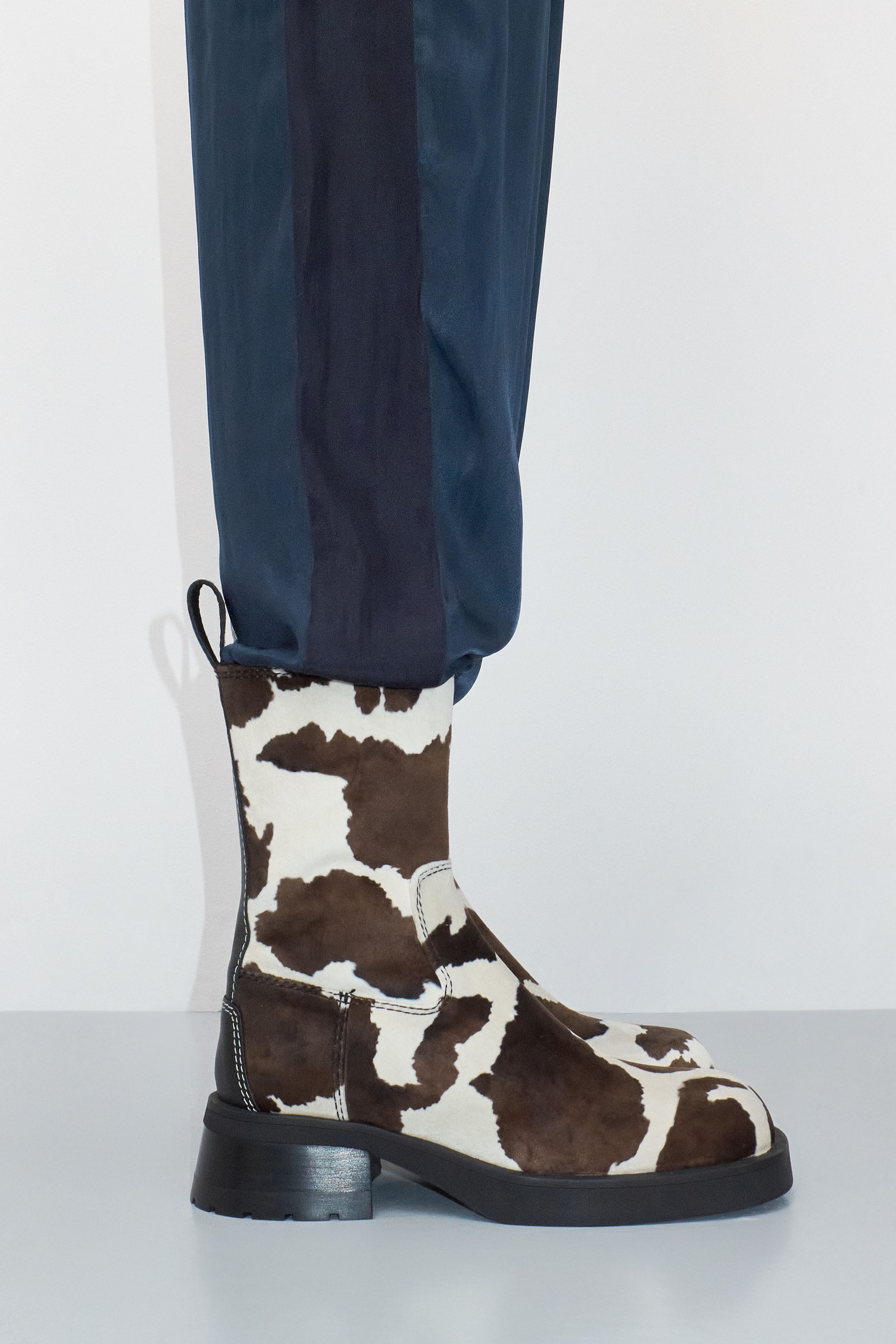 Yolanda Cow Ankle Boots | Miista | Designed & Handmade in Europe