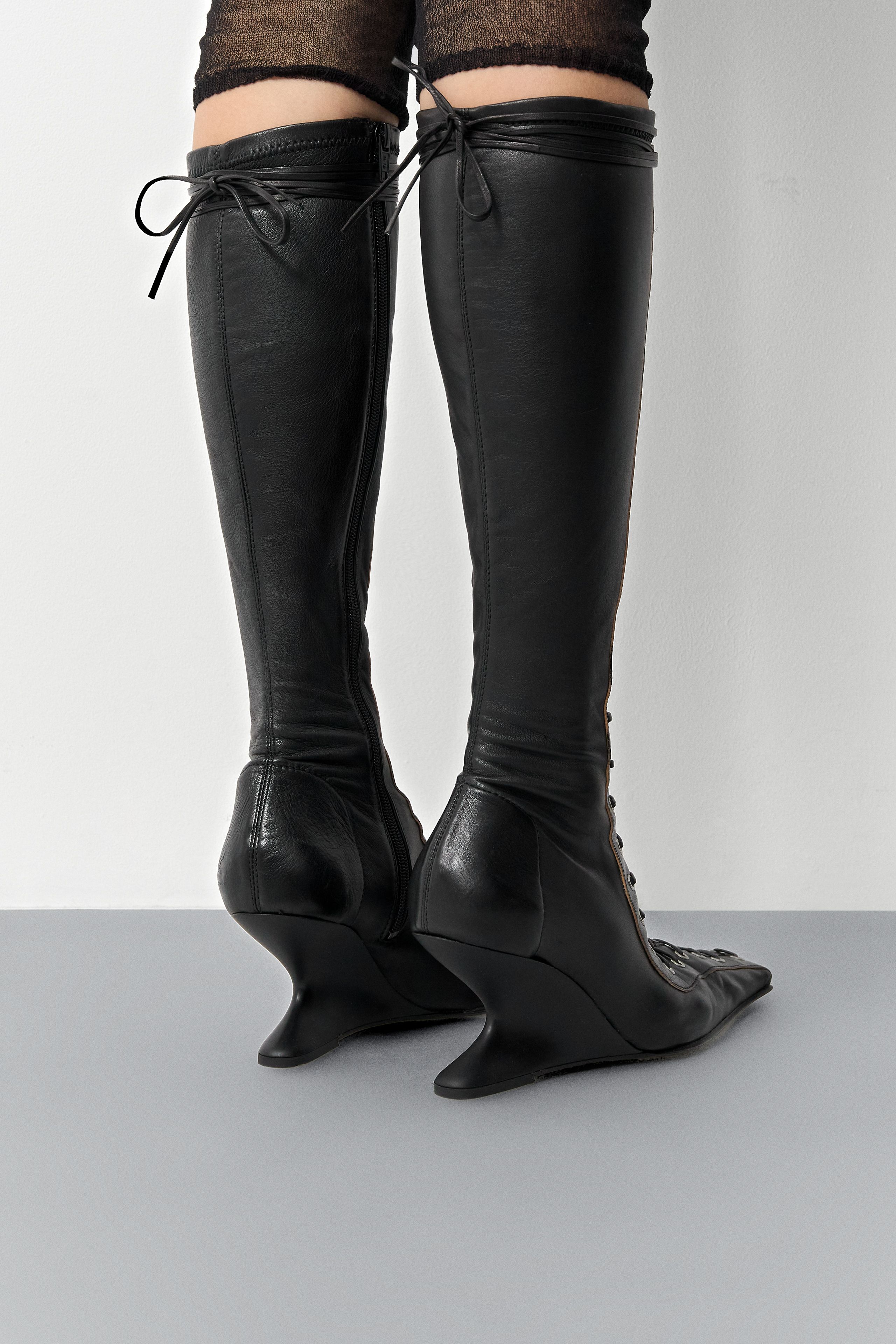 ShibaCAMINANDO RIDING LONG BOOTS厚底黒23 ShibaCAMINANDO RIDING LONG BOOTS厚底黒23 Women's Kimberly Tall