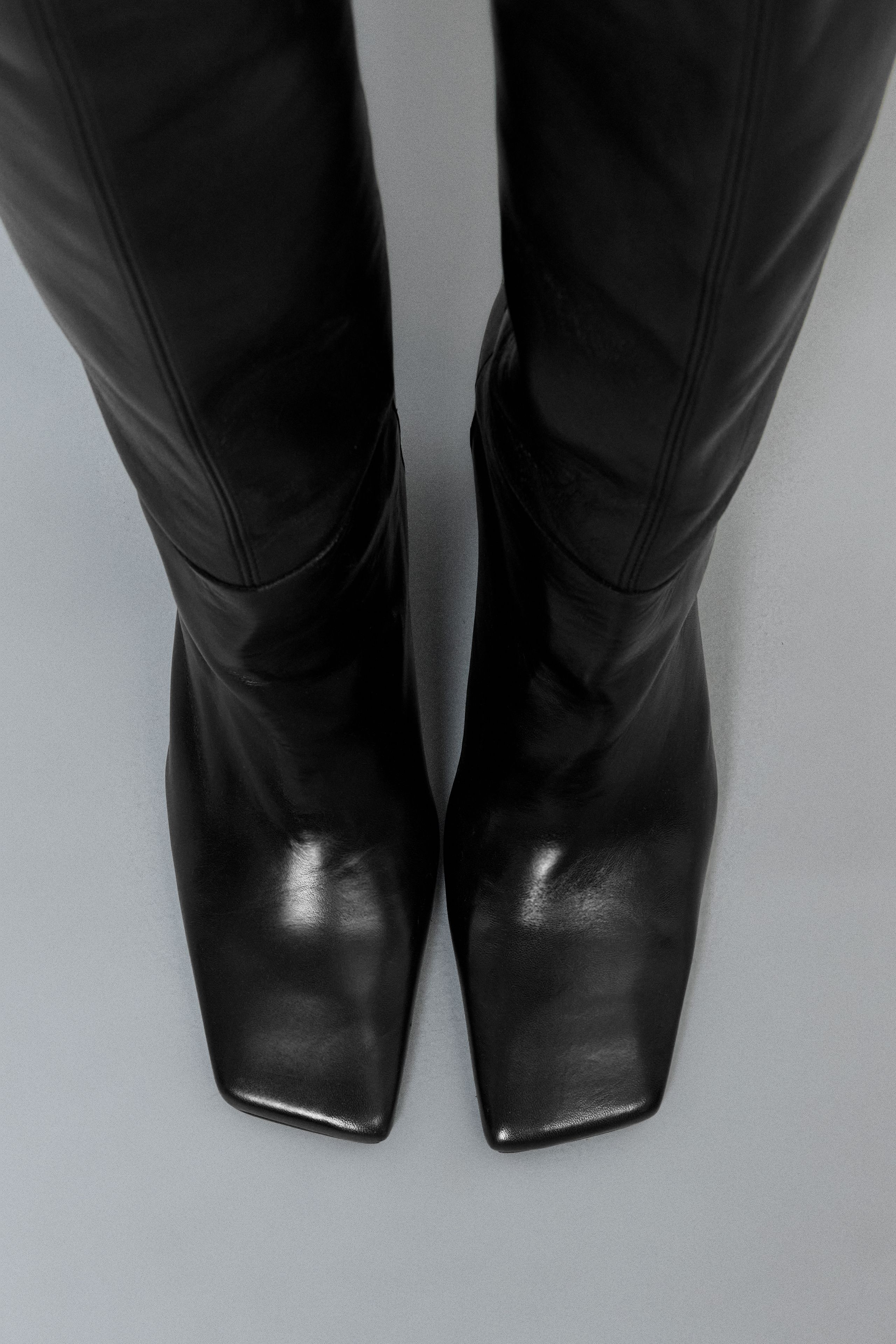 Leny Boots - Black Nappa Leather | Miista