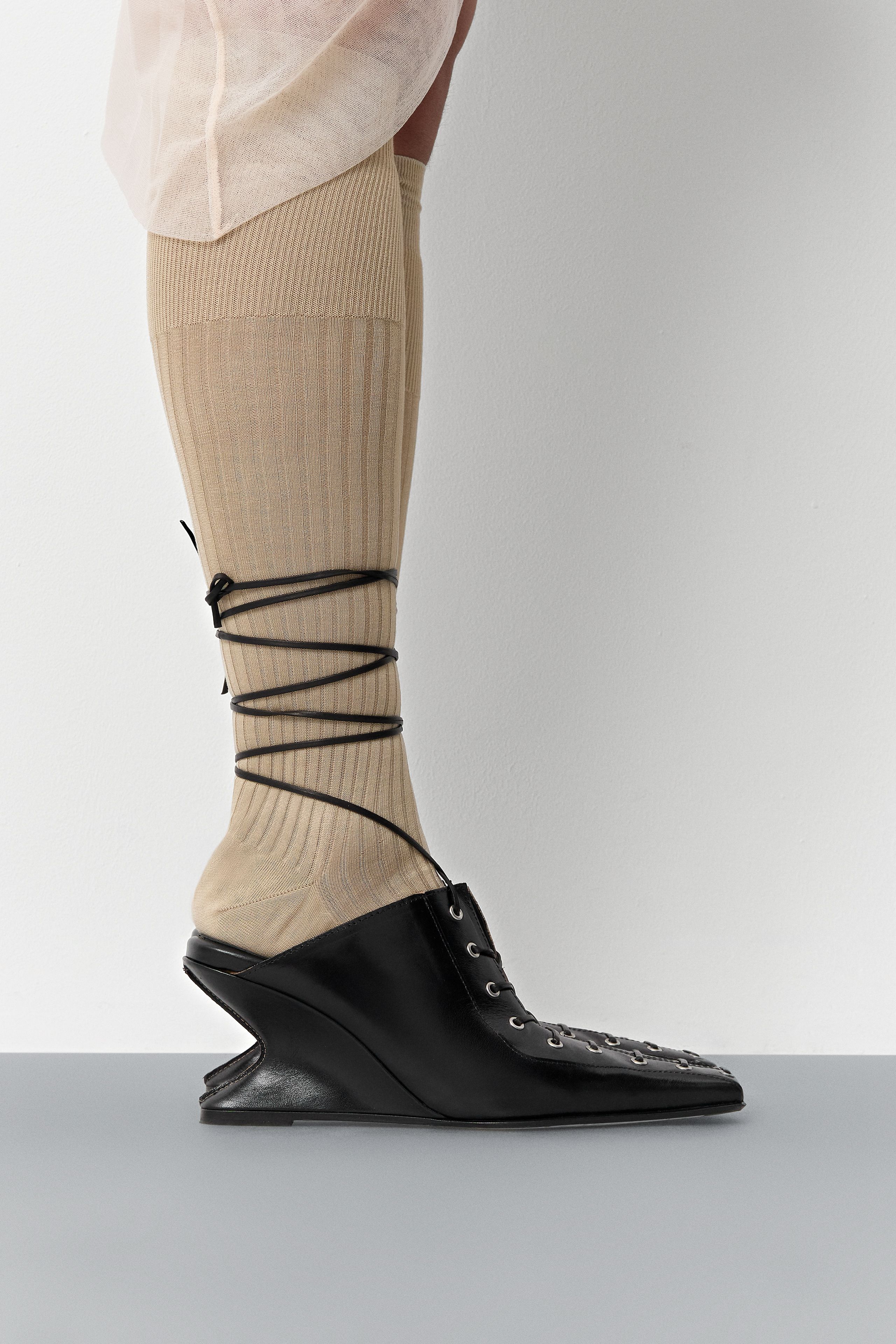 kiminori morishita ビブラムソール　レースアップレザーブーツ kiminori morishita ビブラムソール レースアップレザーブーツ