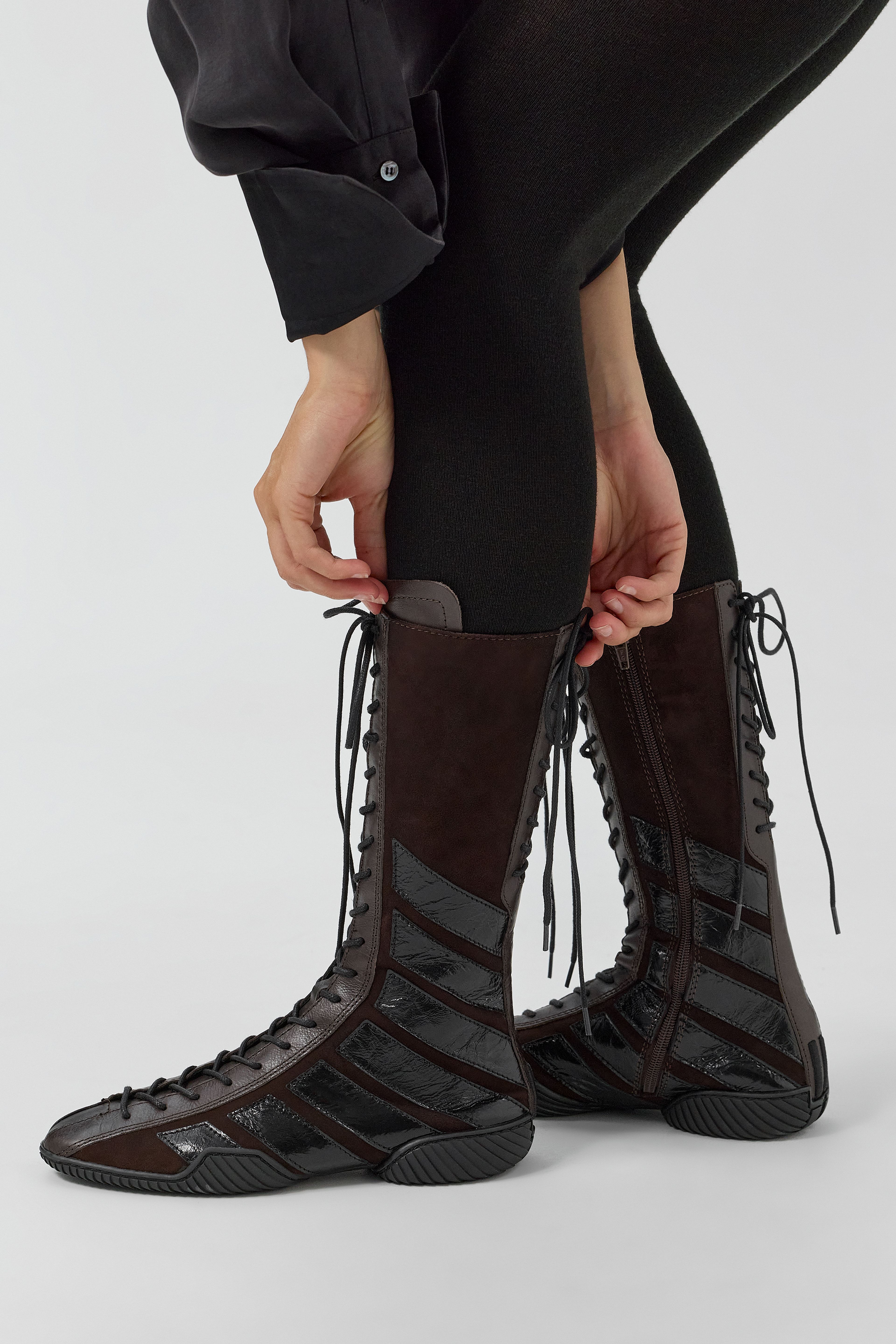 Imogen Boots - Brown Leather | Miista | Designed & Handmade in Europe