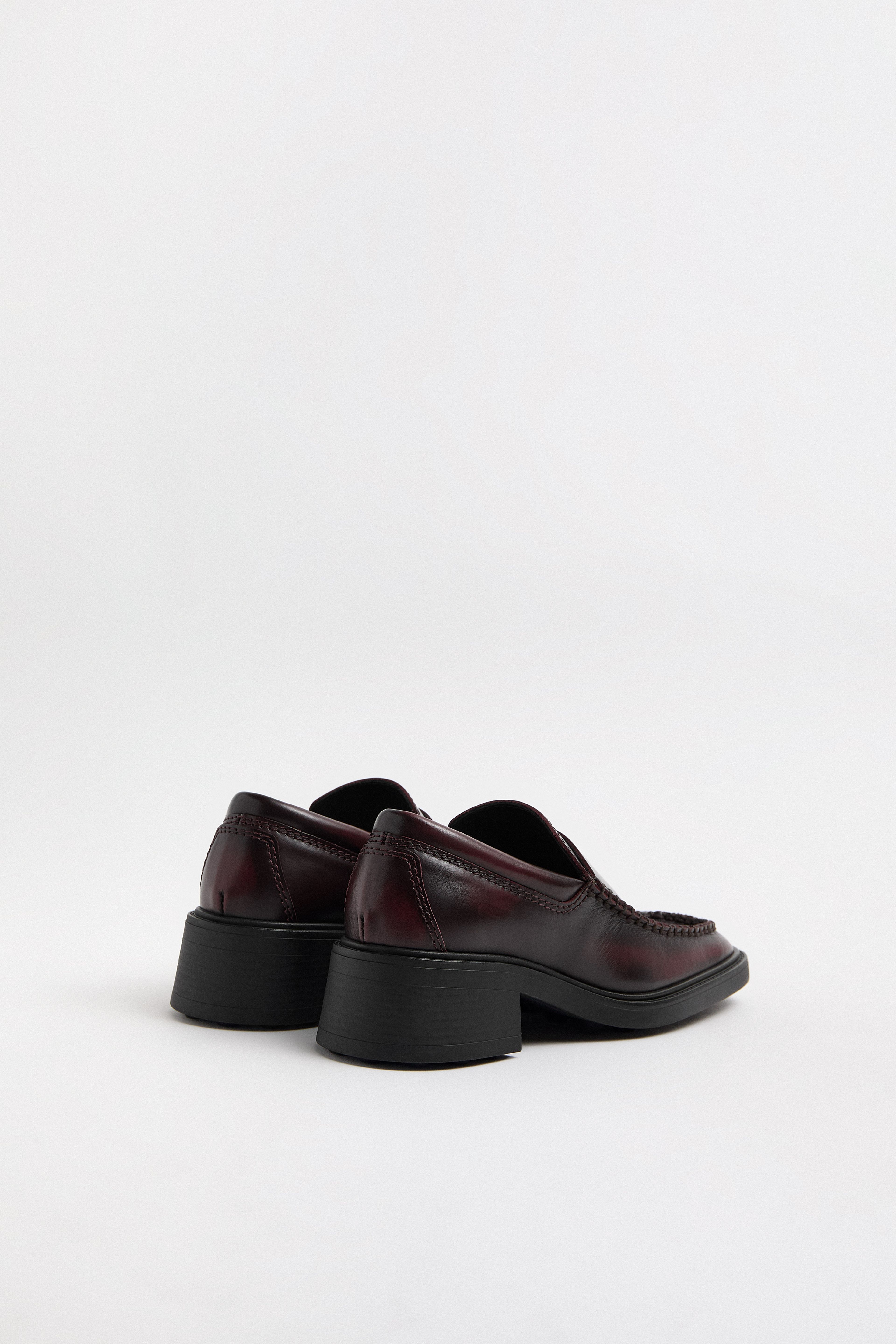 Eralia Loafers - Burgundy Leather | Miista | Designed & Handmade in Europe