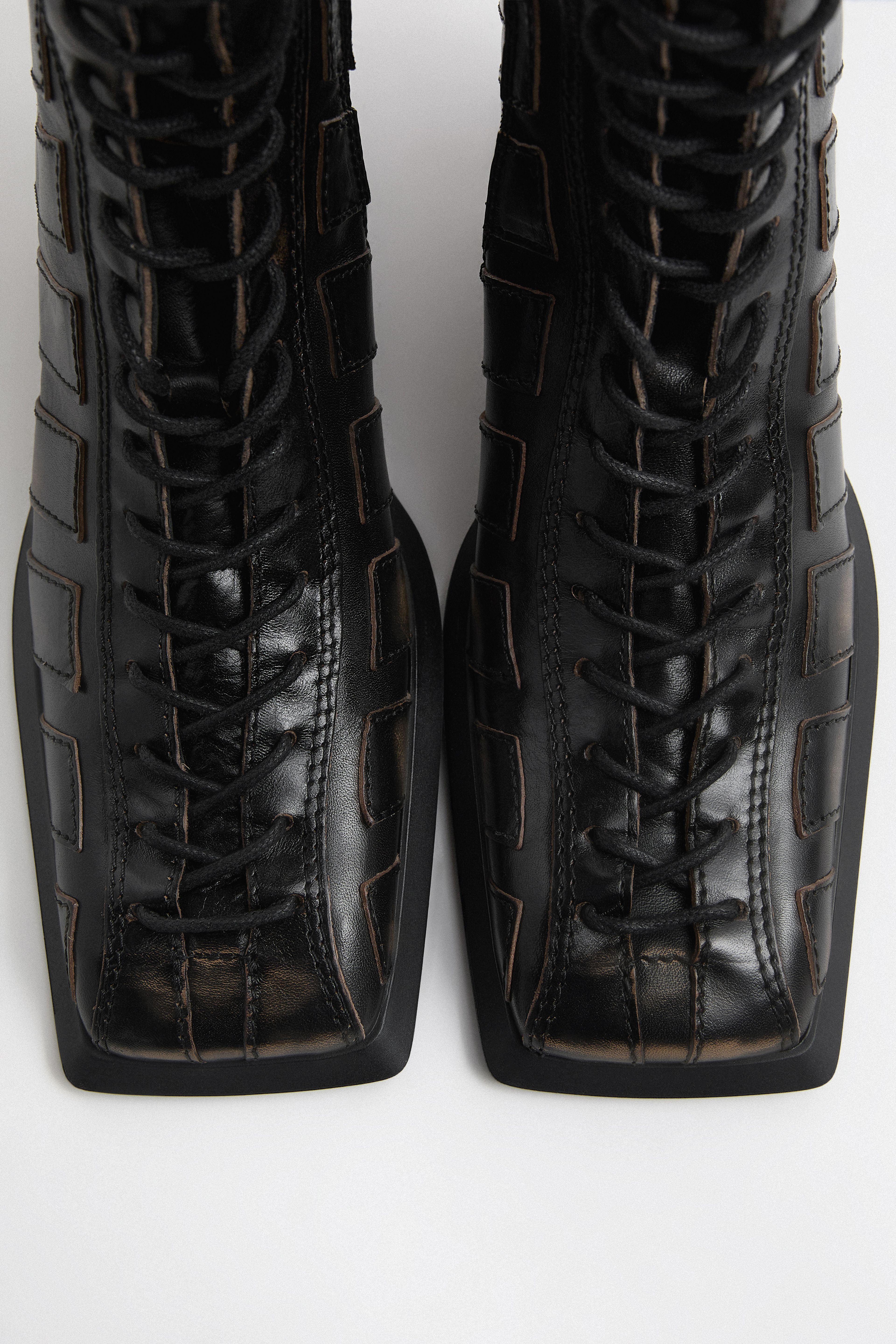 Nelly Boots -  Brown Brush Off Leather | Miista | Designed & Handmade in Europe