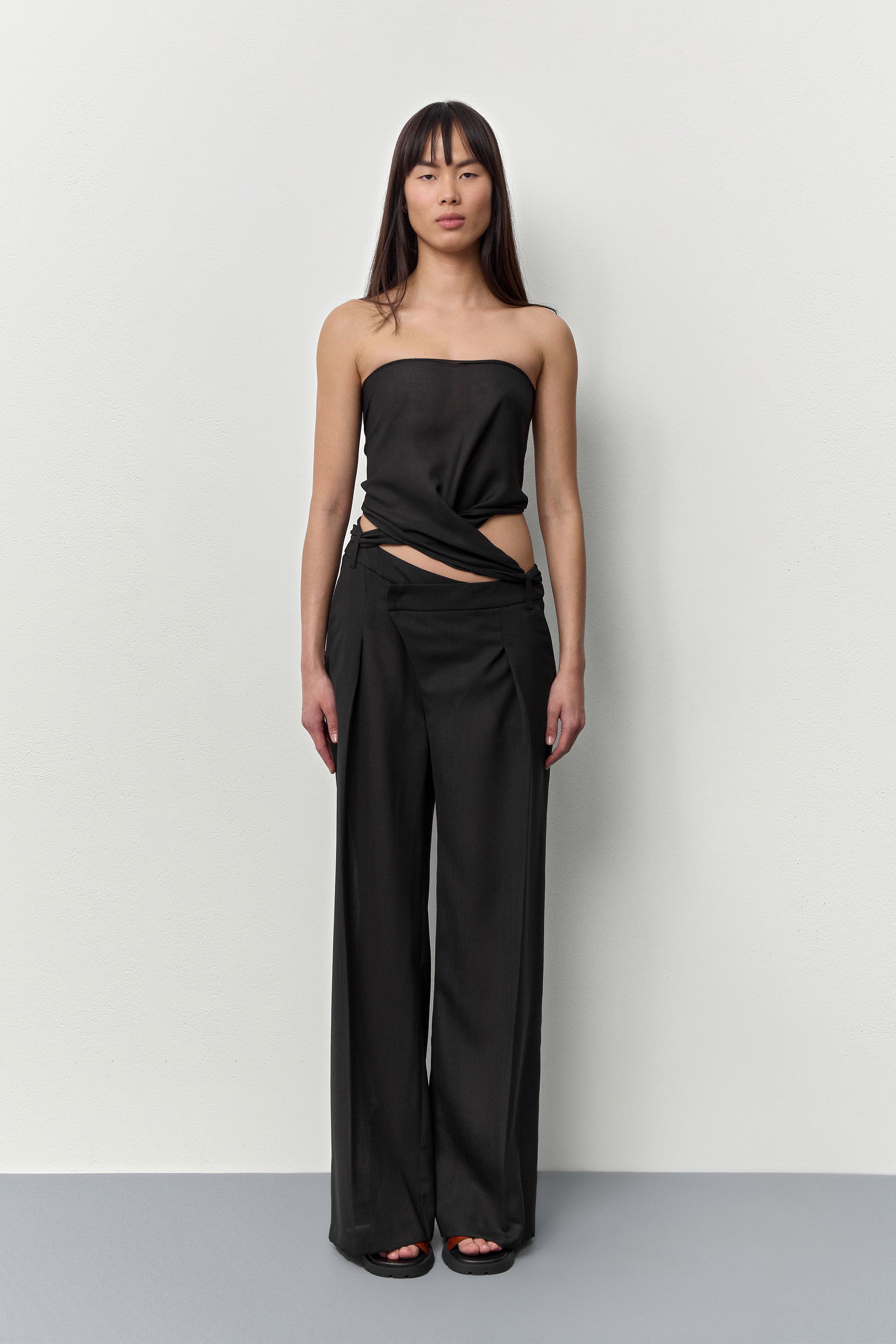 Odile Black Trousers | Miista | Designed & Handmade in Europe