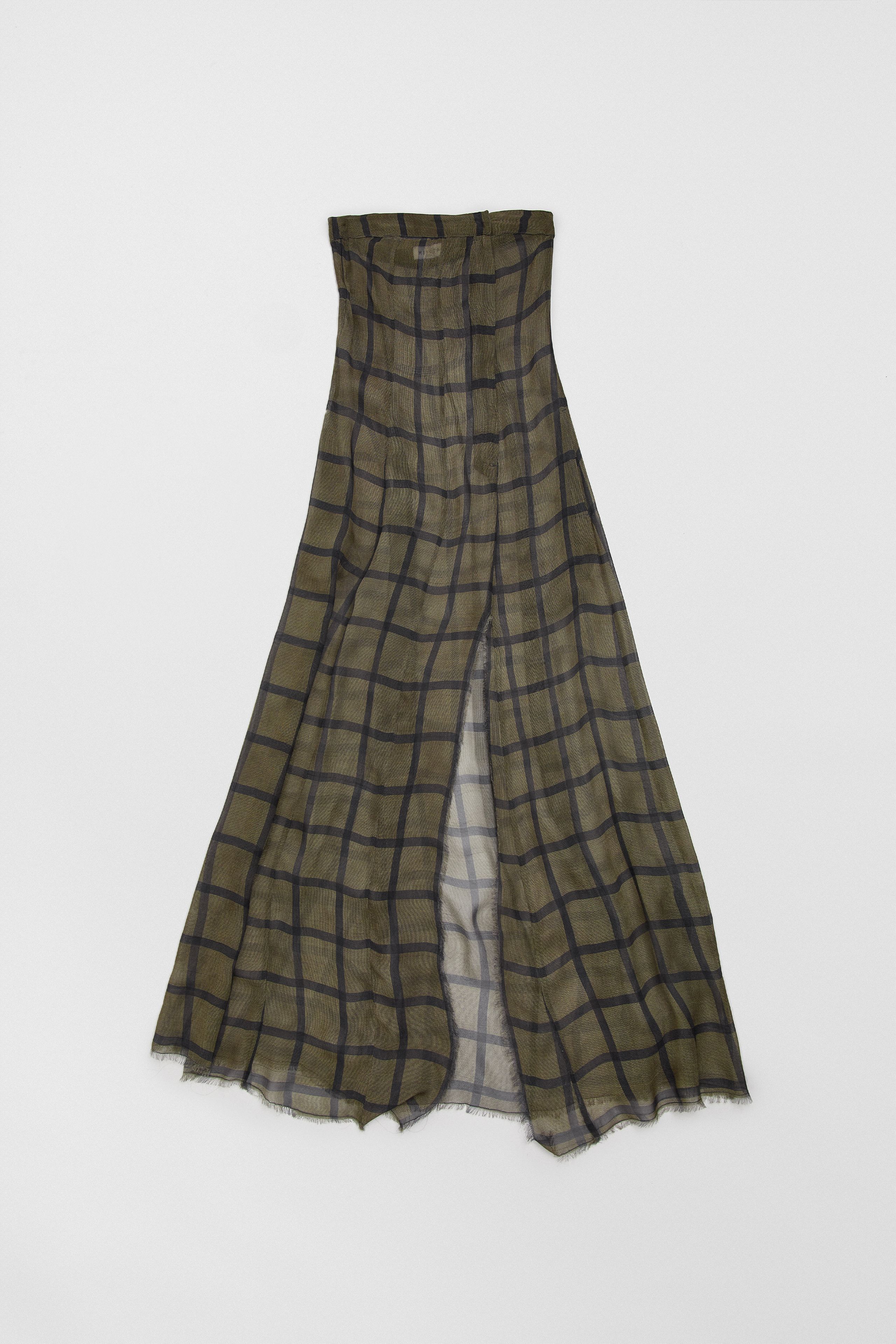 Kelemi Georgette Check Dress | Miista | Designed & Handmade in Europe