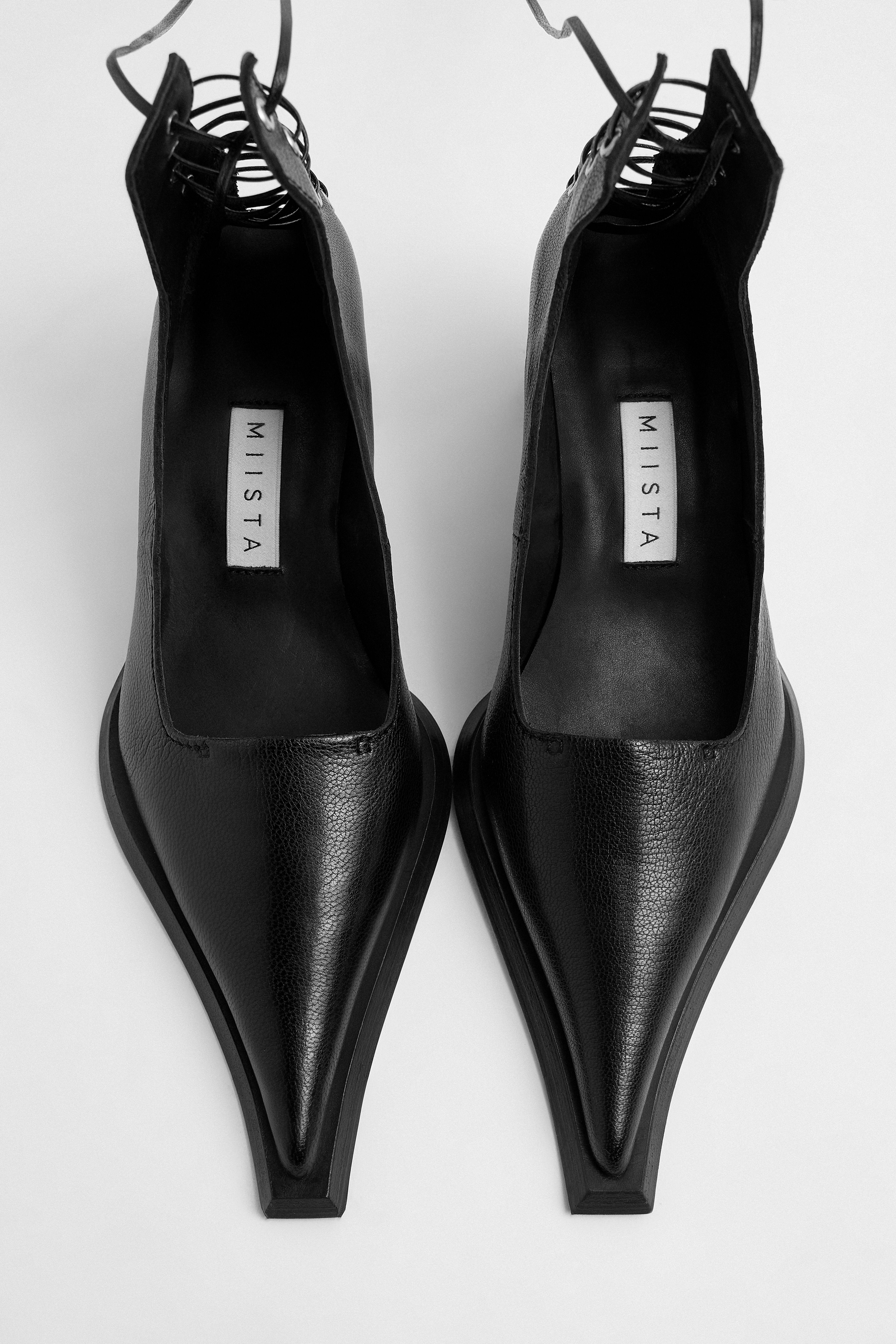 Gauri Lace Black Courts | Miista | Designed & Handmade in Europe