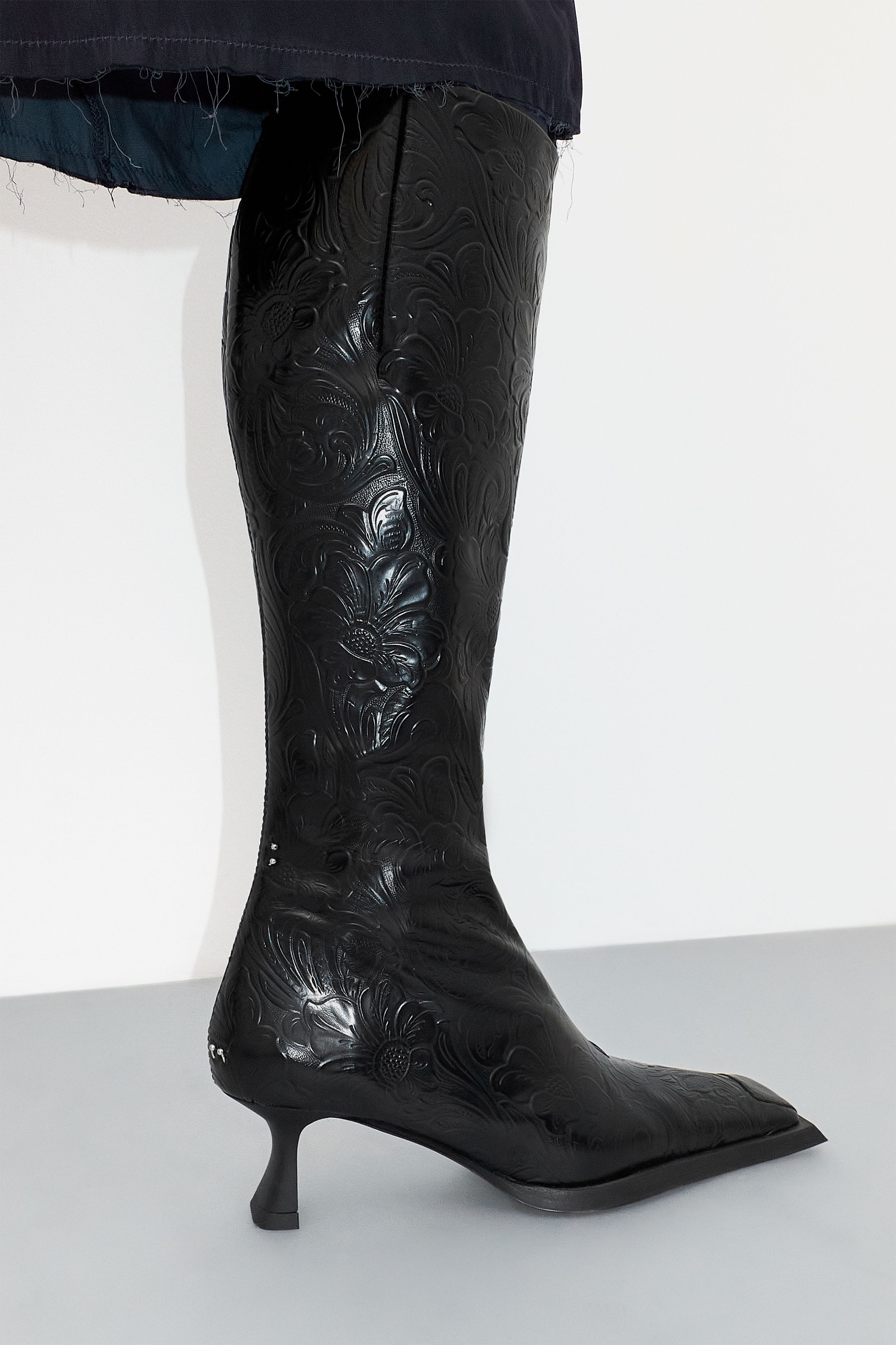 ⭐︎MIISTAのブーツ⭐︎ Alfreda Black Tall Boots | Miista