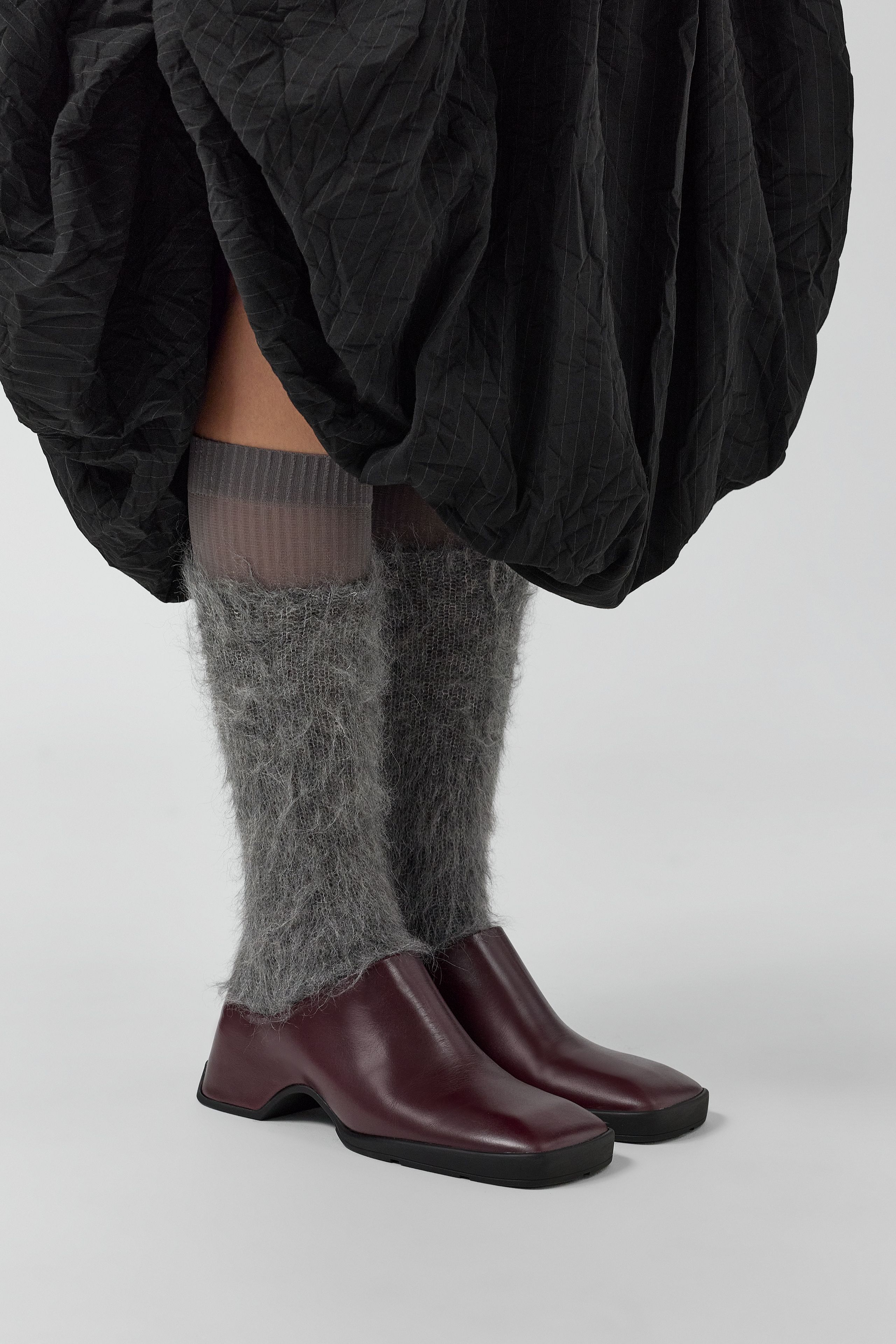 Amoy Mules - Burgundy Leather | Miista