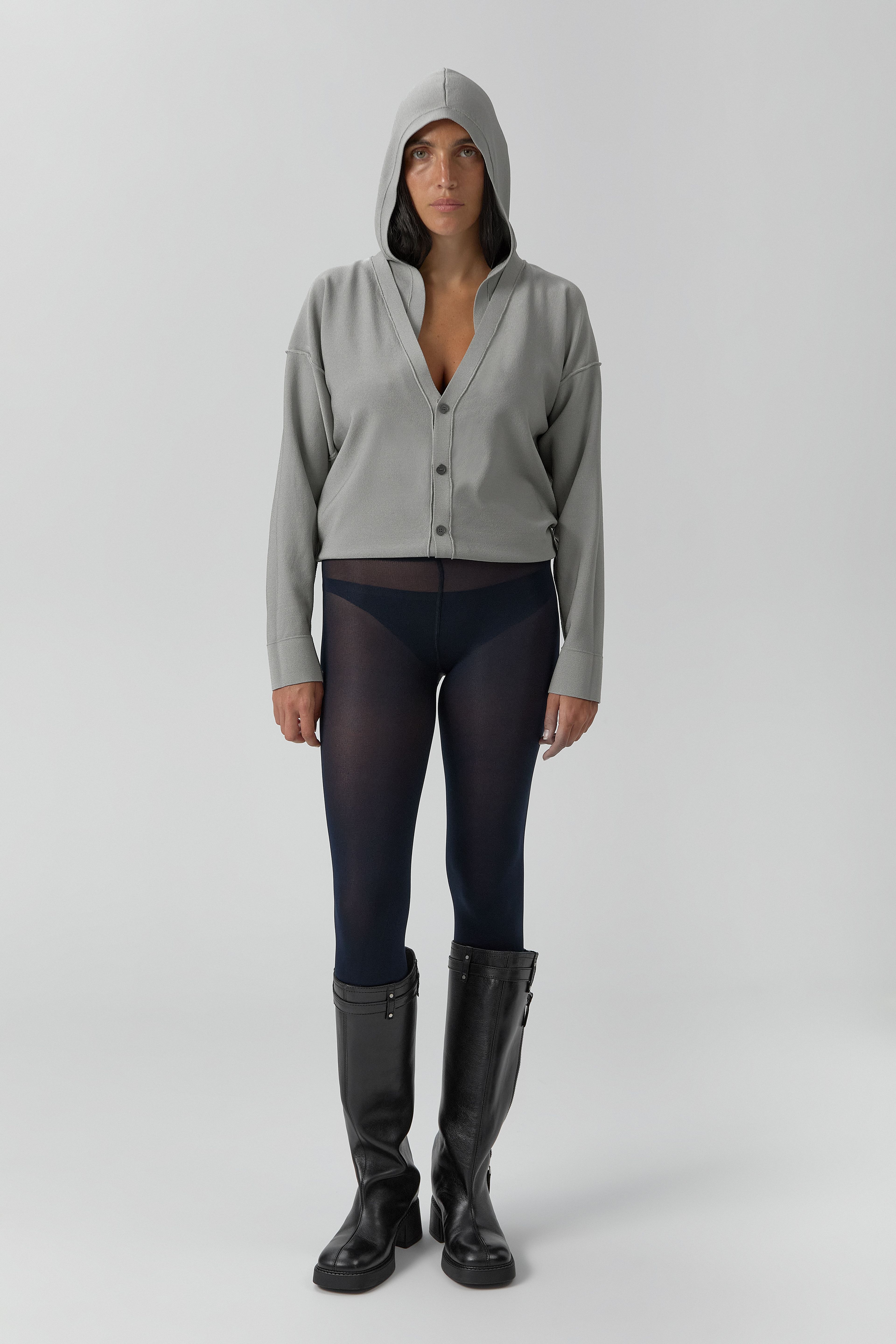 Ville Dress - Grey Viscose Knit | Miista | Designed & Handmade in Europe
