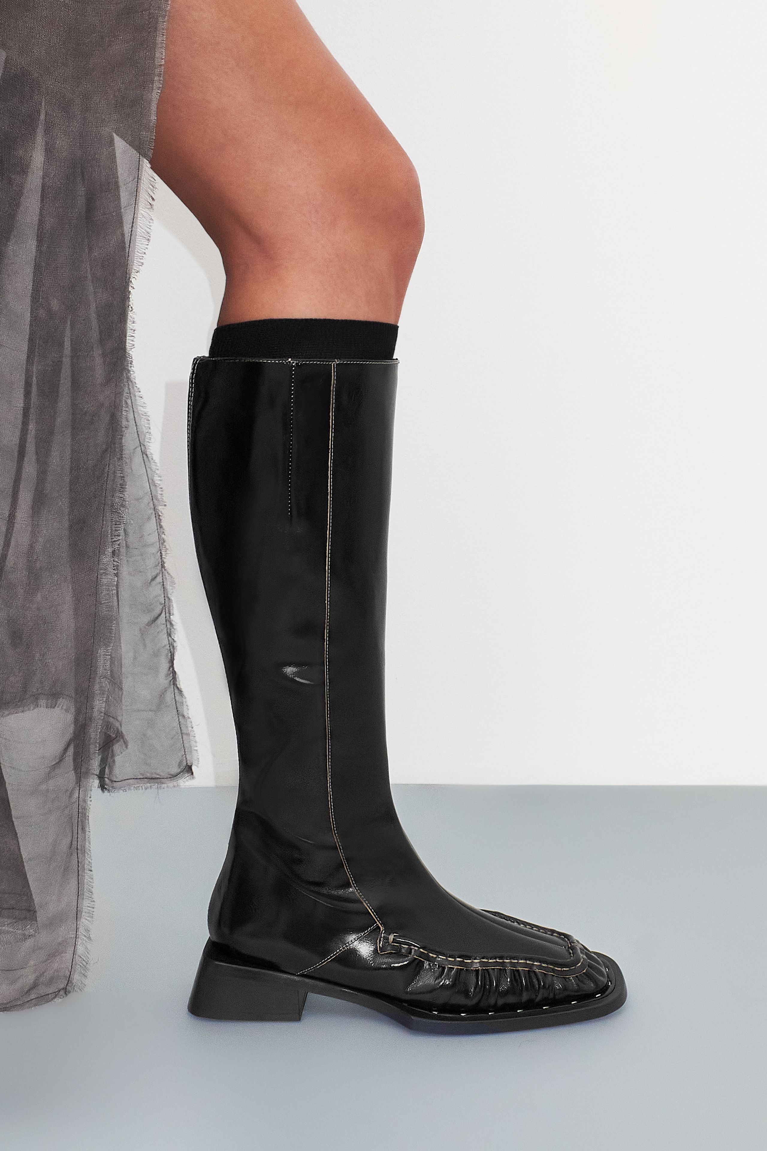 MIISTA ミスタ レザーブーツ 37 org.jpg