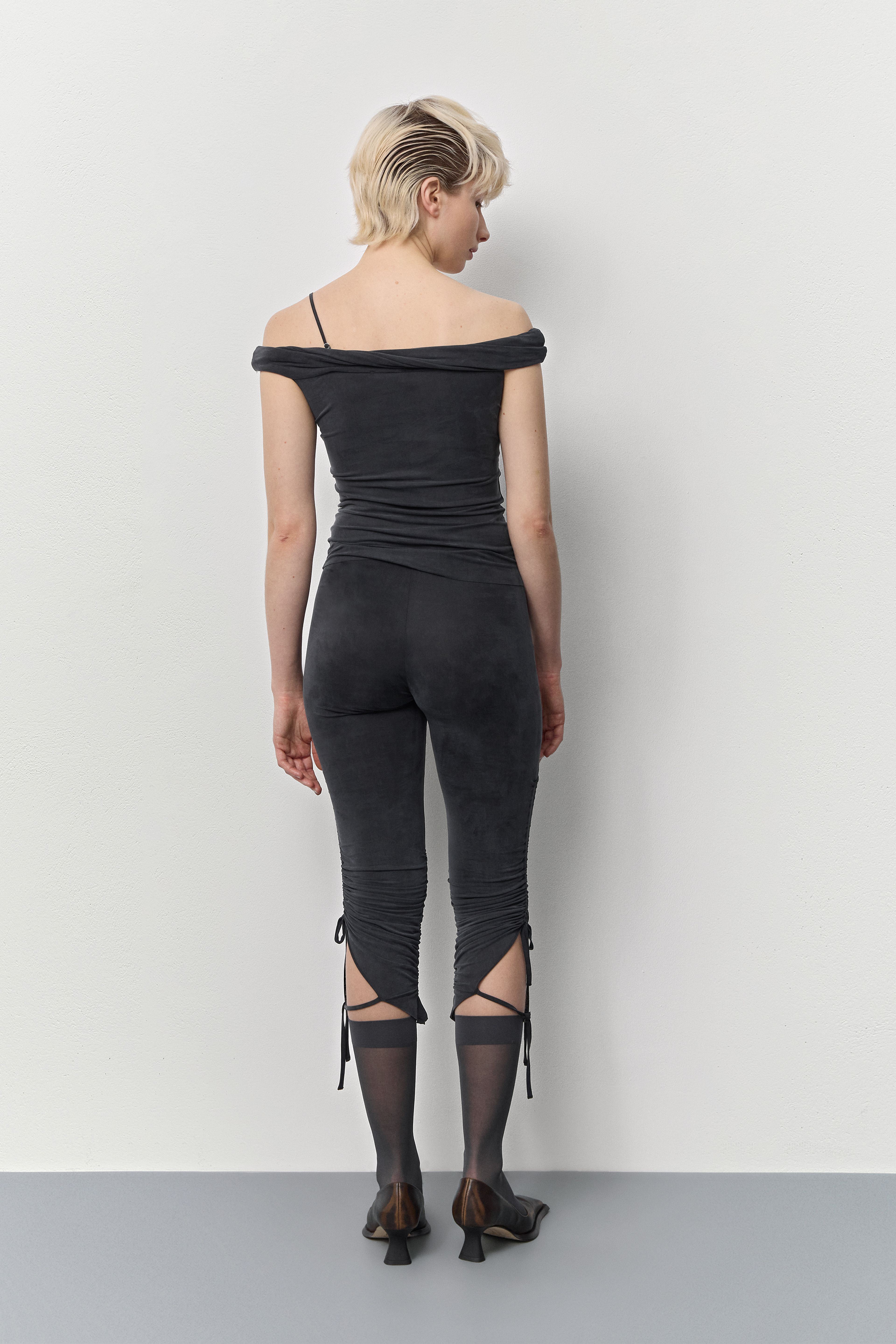 Every Black Cupro Top | Miista | Designed & Handmade in Europe