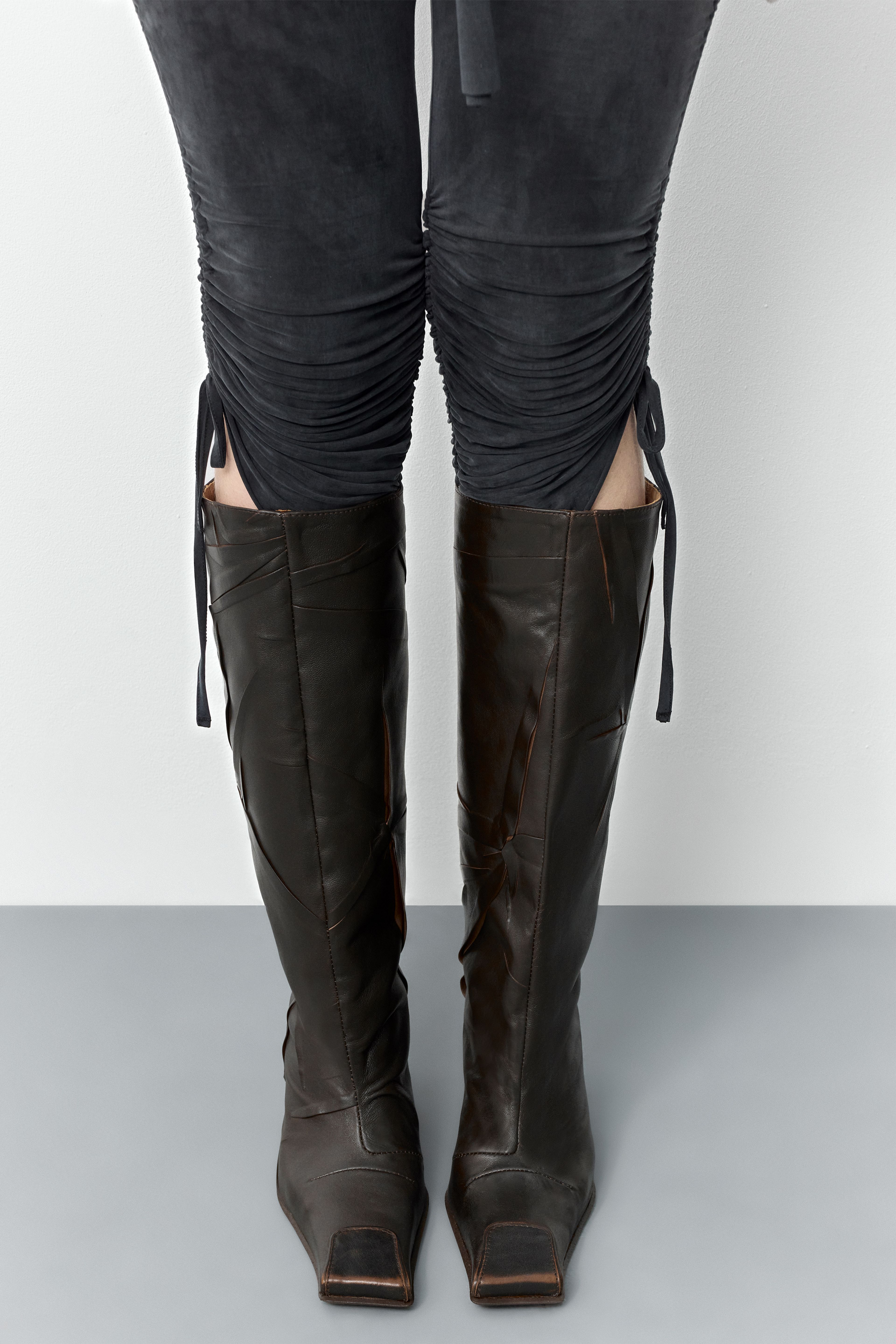 Ayleen Brown Tall Boots | Miista | Designed & Handmade in Europe