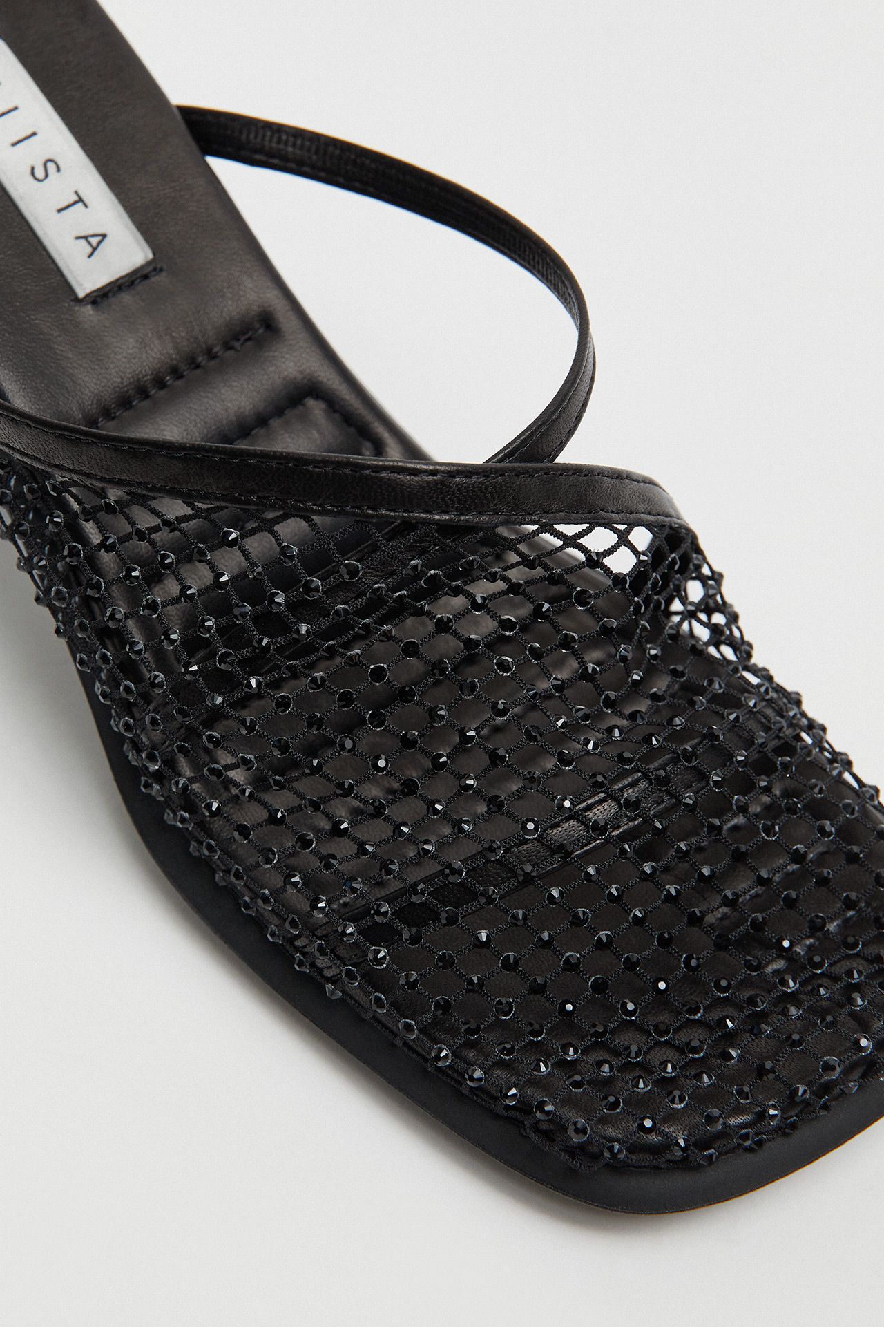 Isadora Black Mule Sandals | Miista