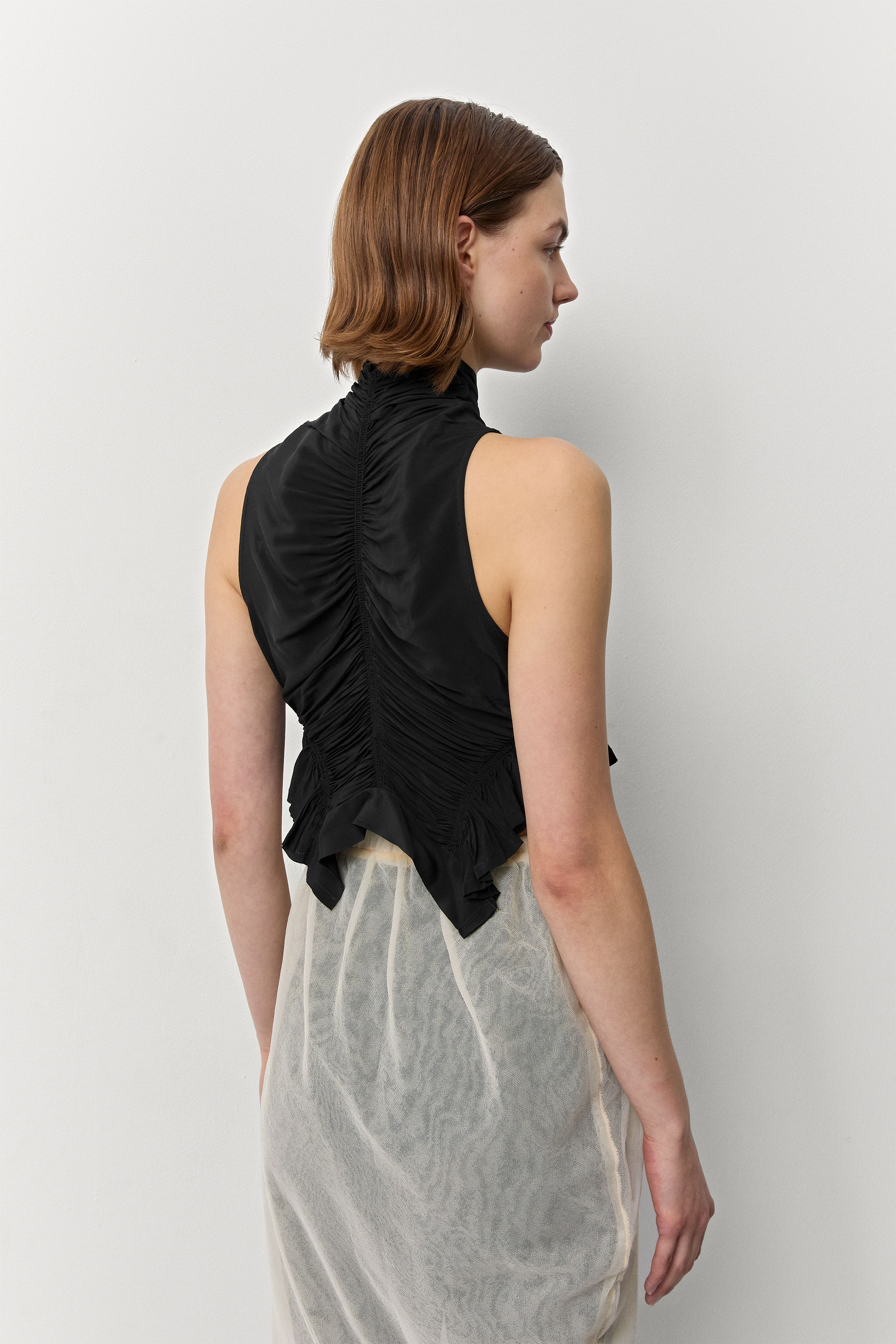 Tane Black Top | Miista | Designed & Handmade in Europe