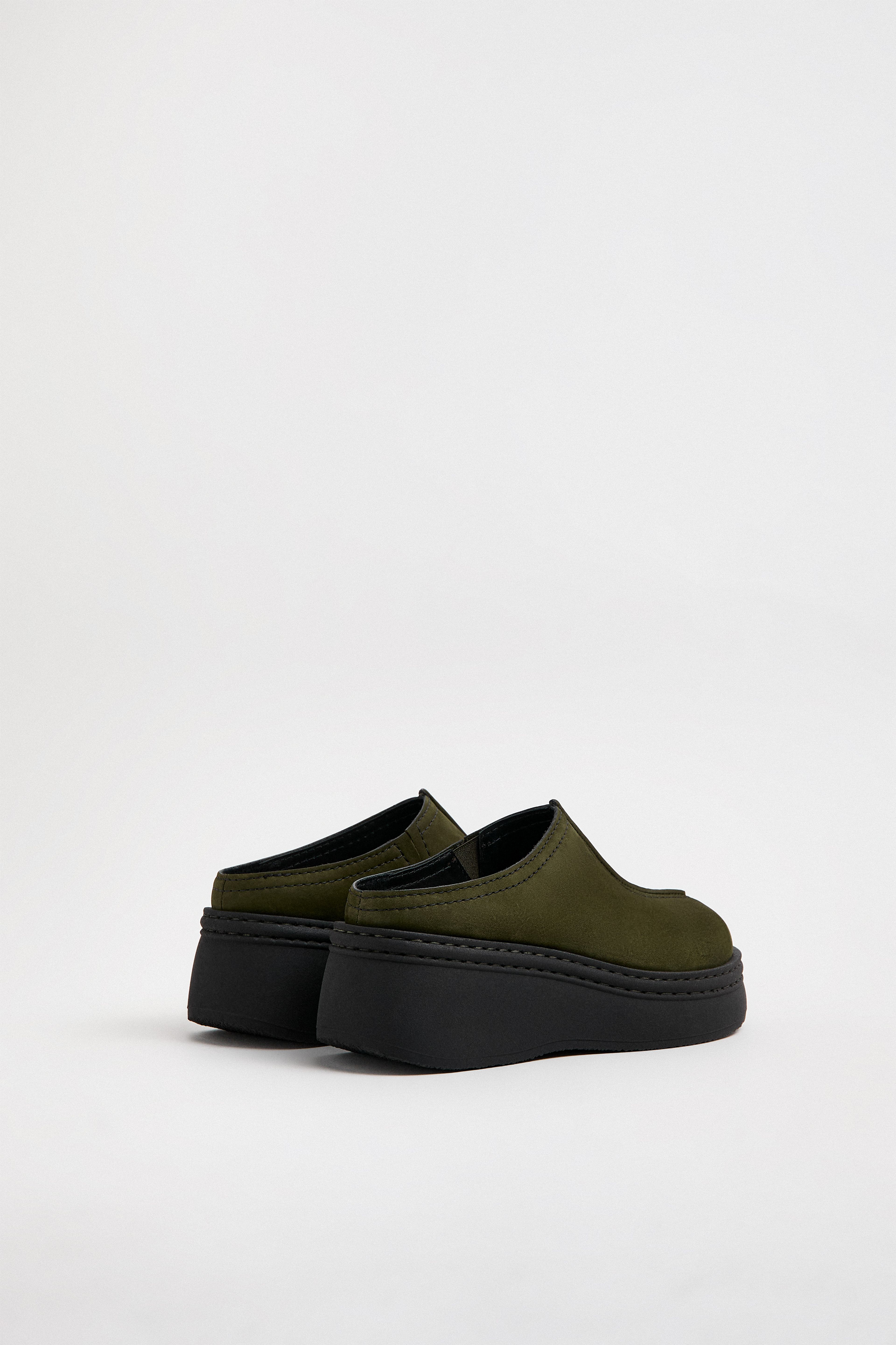 Mego Khaki Mules | Miista | Designed & Handmade in Europe