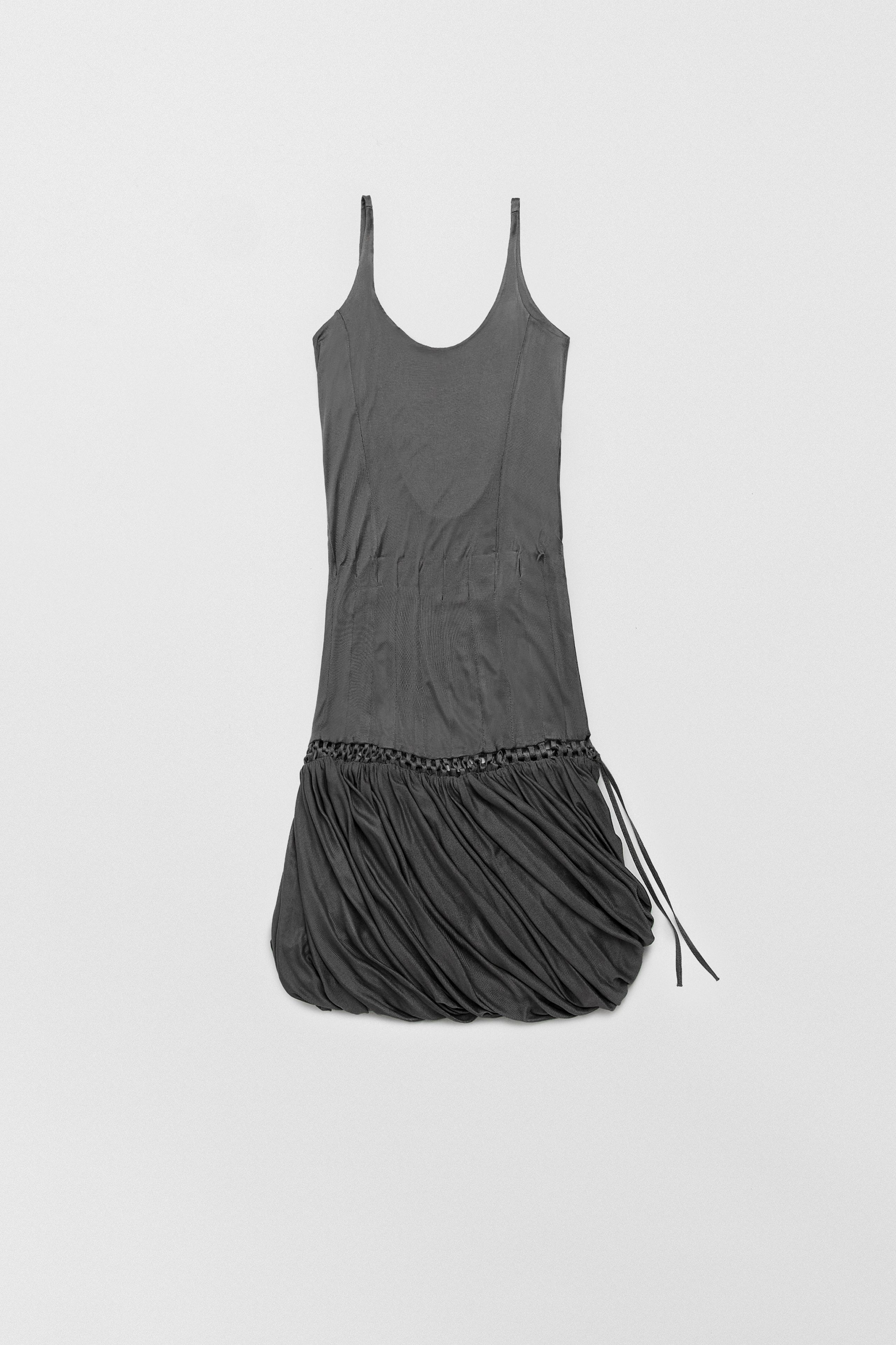 Livy Dark Grey Mini Dress | Miista | Designed & Handmade in Europe