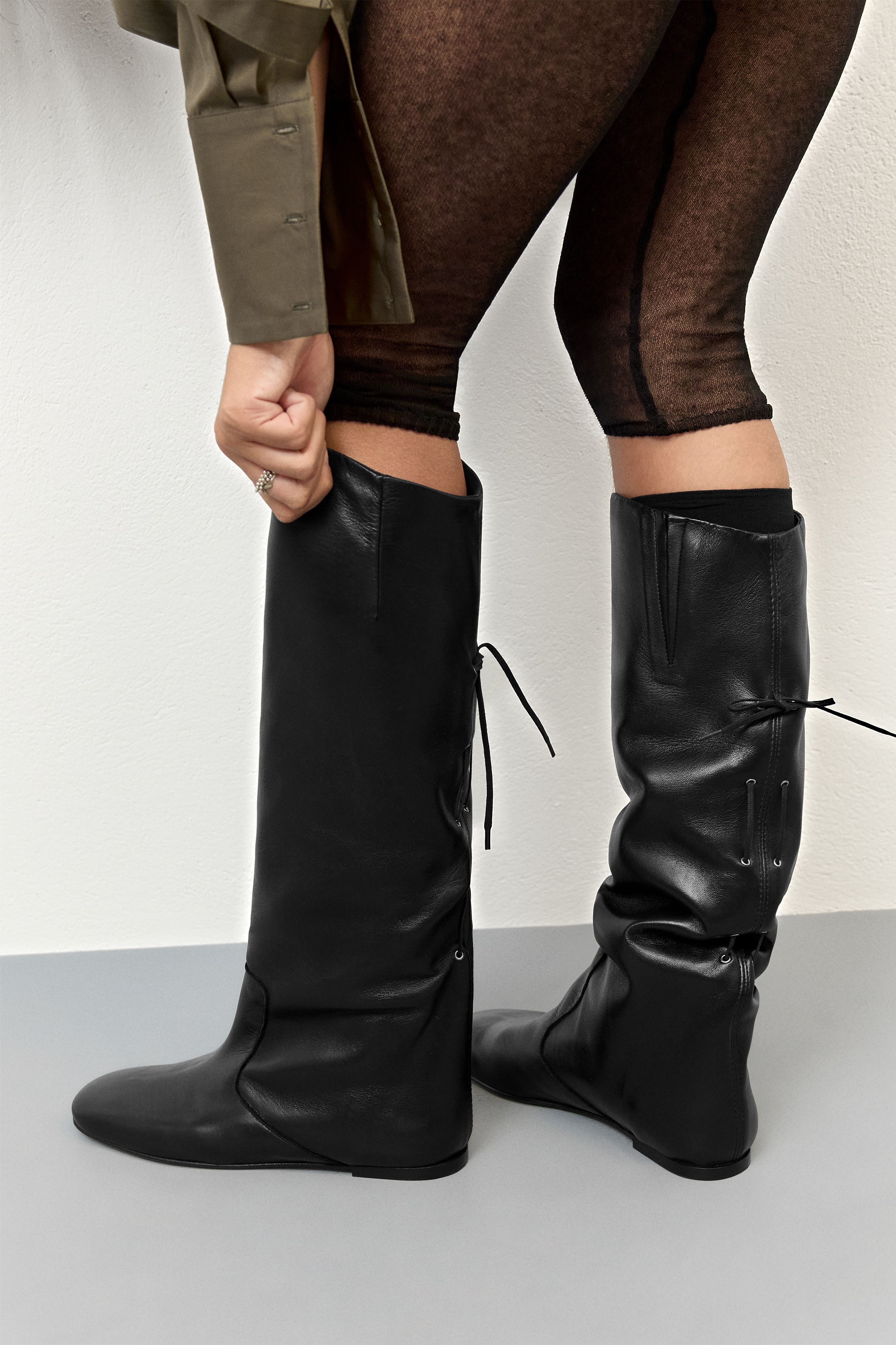 Karola Boots - Black Soft Nappa Leather | Miista
