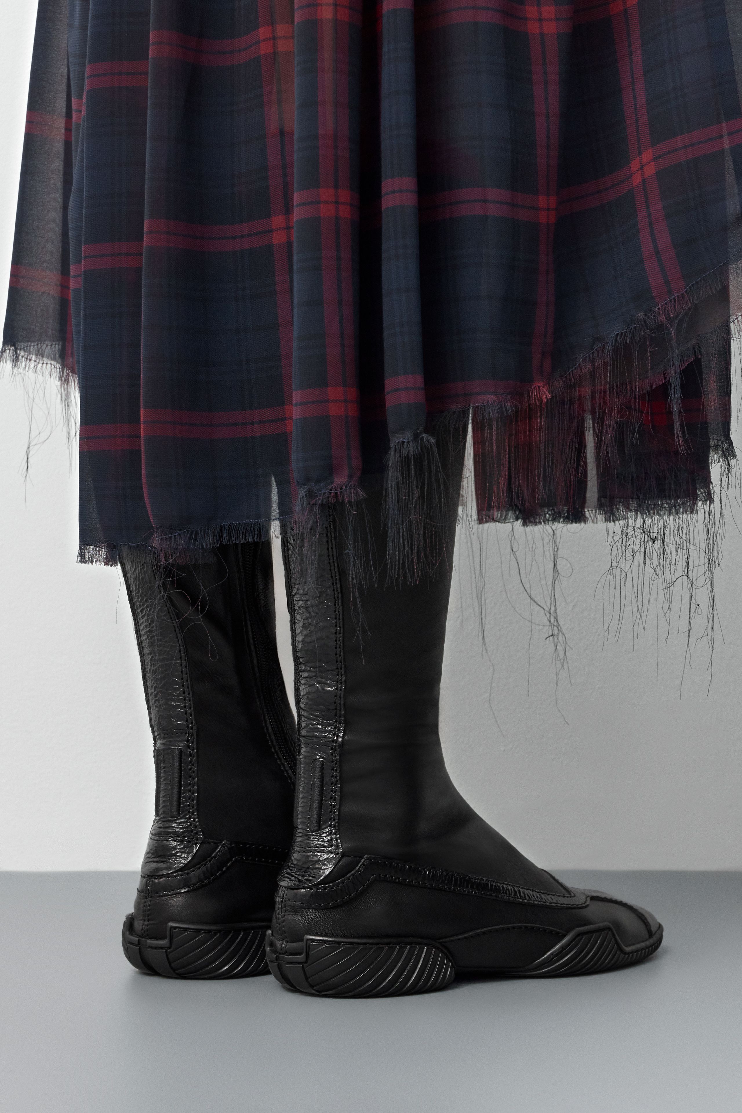 Miista Roderica Boots - Black Stretch Nappa Leather