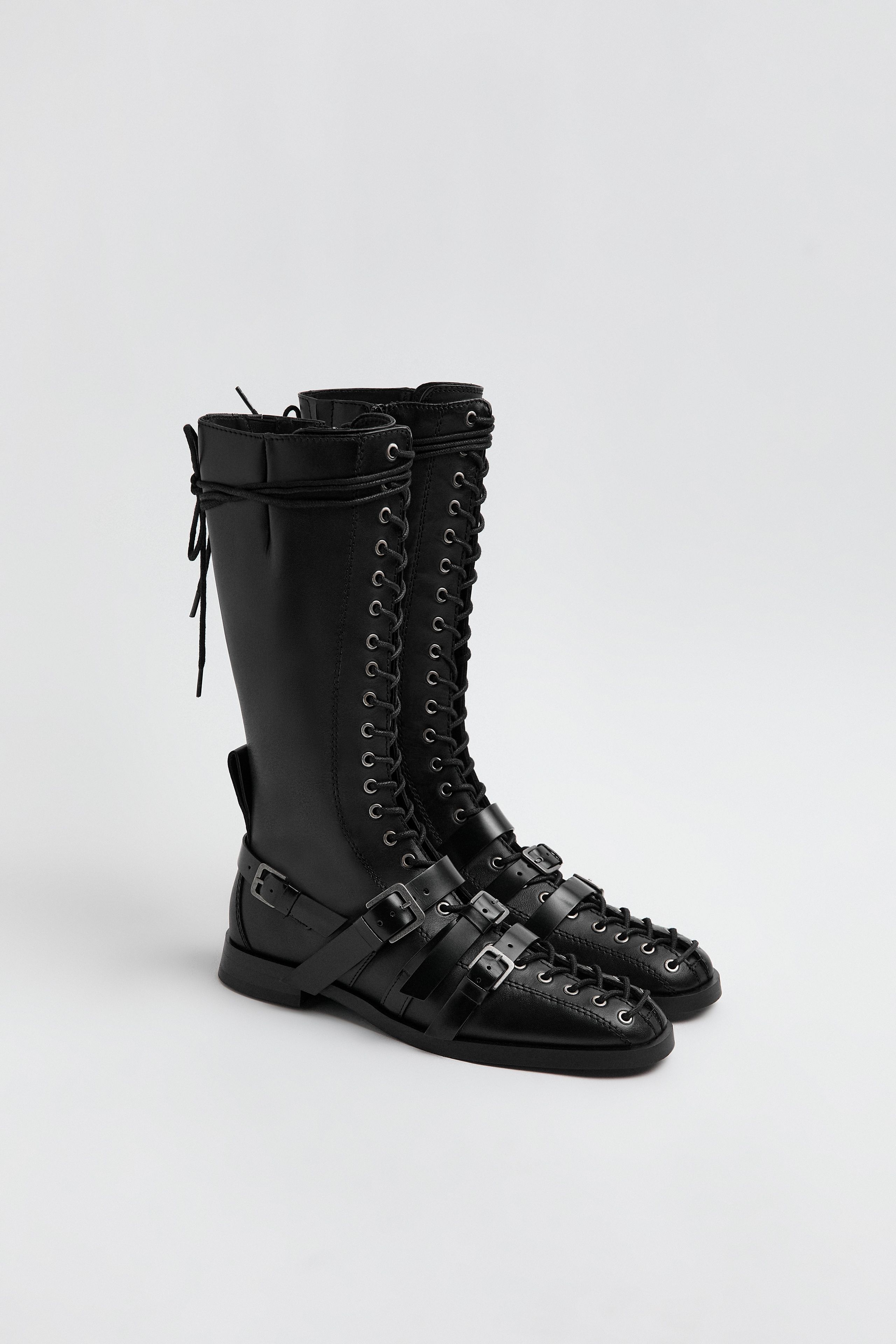 Theresia Boots - Black Leather | Miista | Designed & Handmade in Europe