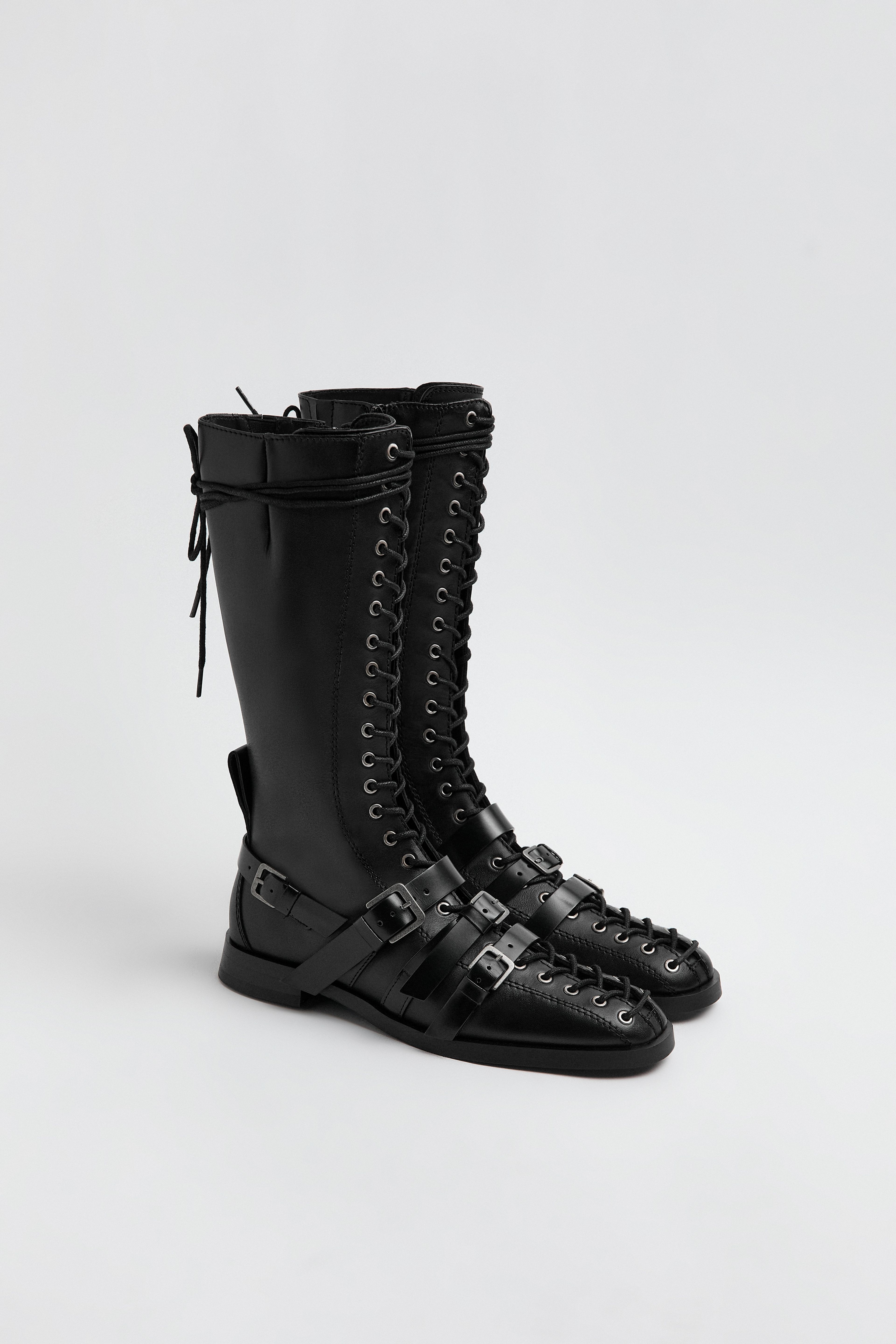 Theresia Boots - Black Leather | Miista | Designed & Handmade in Europe