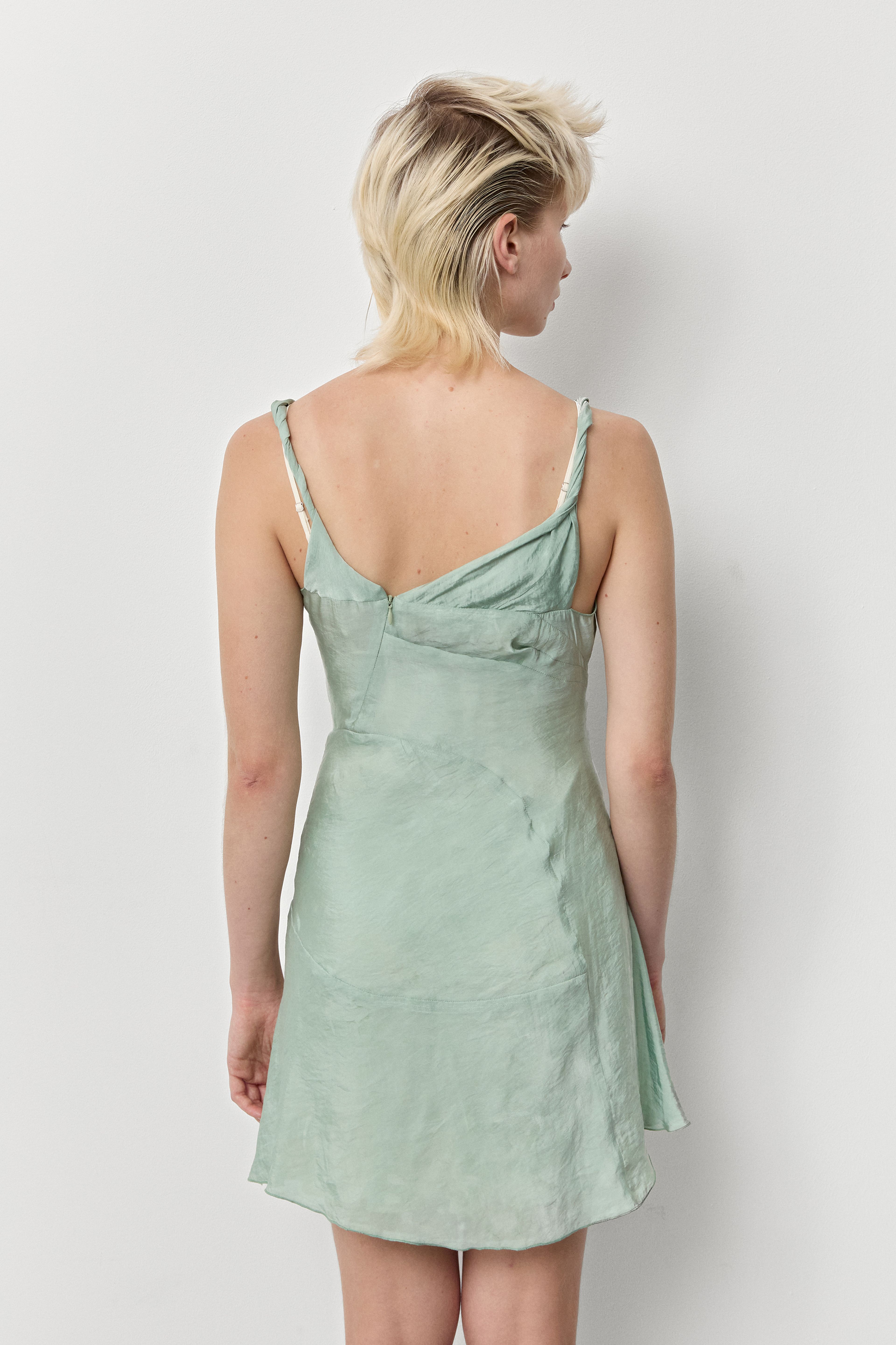 Tetuba Washed Nile Green Dress | Miista | Designed & Handmade in Europe