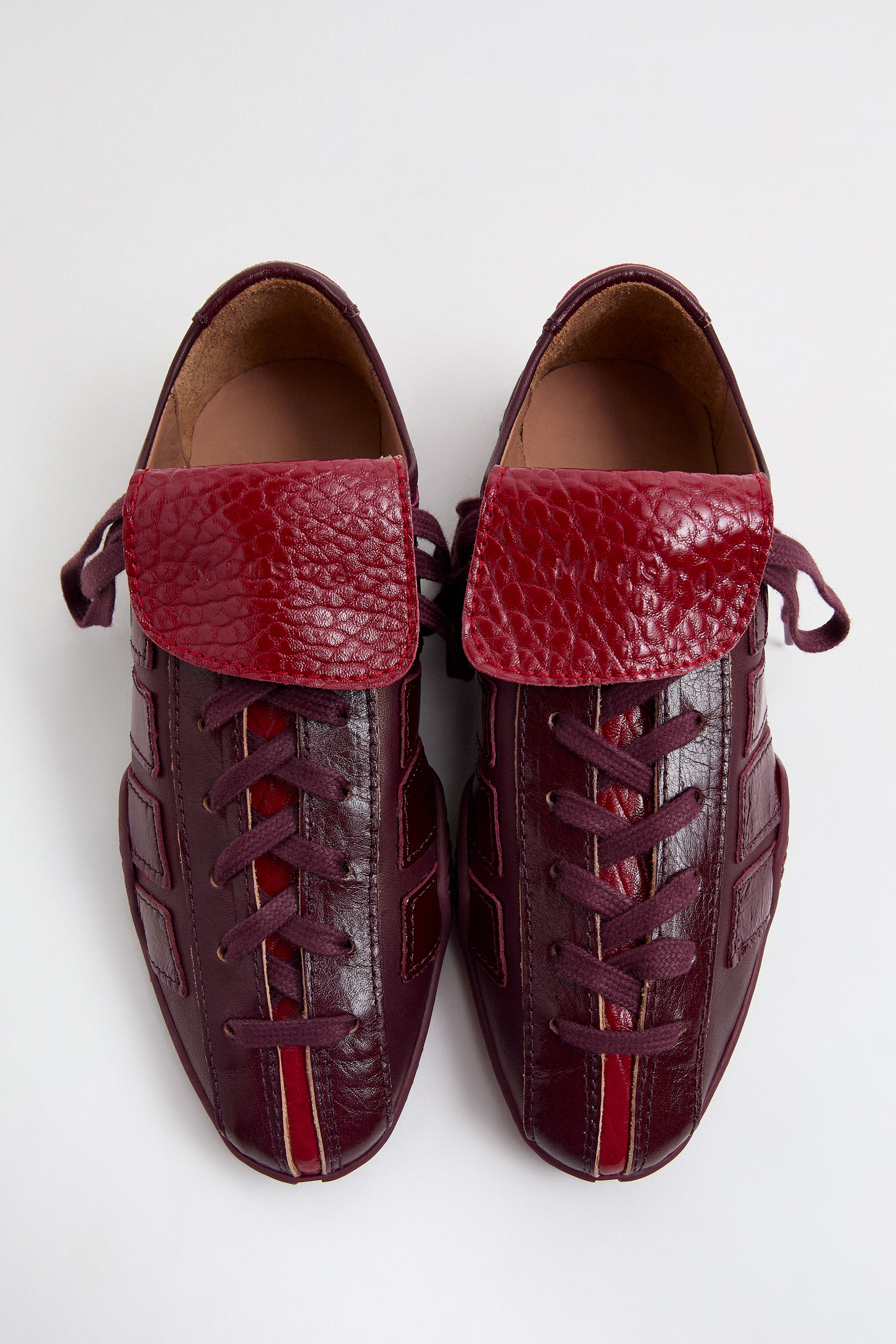 Nikoletta Burgundy Sneakers | Miista | Designed & Handmade in Europe
