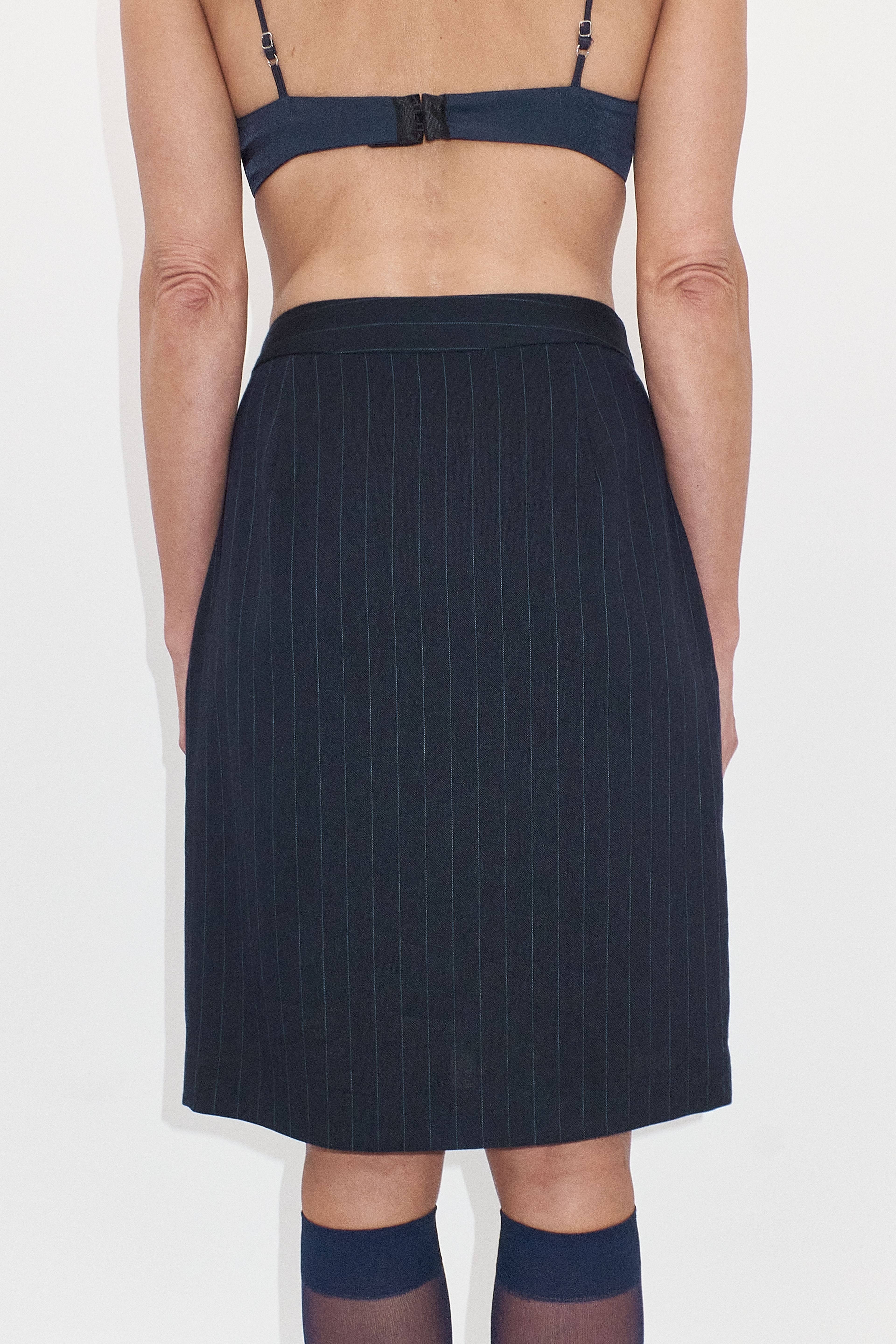 Dorina Navy Skirt | Designed & Handmade in Europe