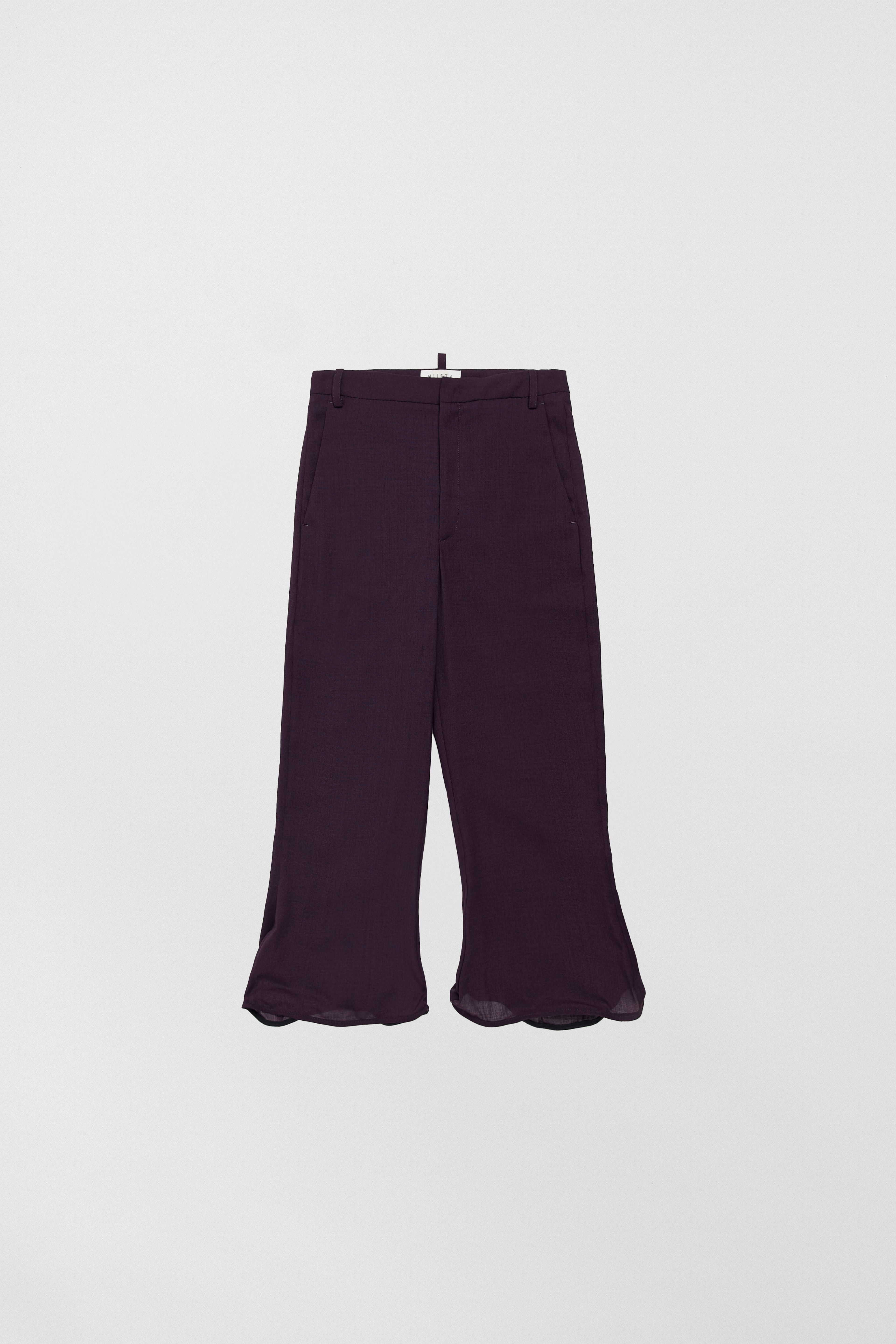 Exene Fig Capri Trousers | Miista | Designed & Handmade in Europe